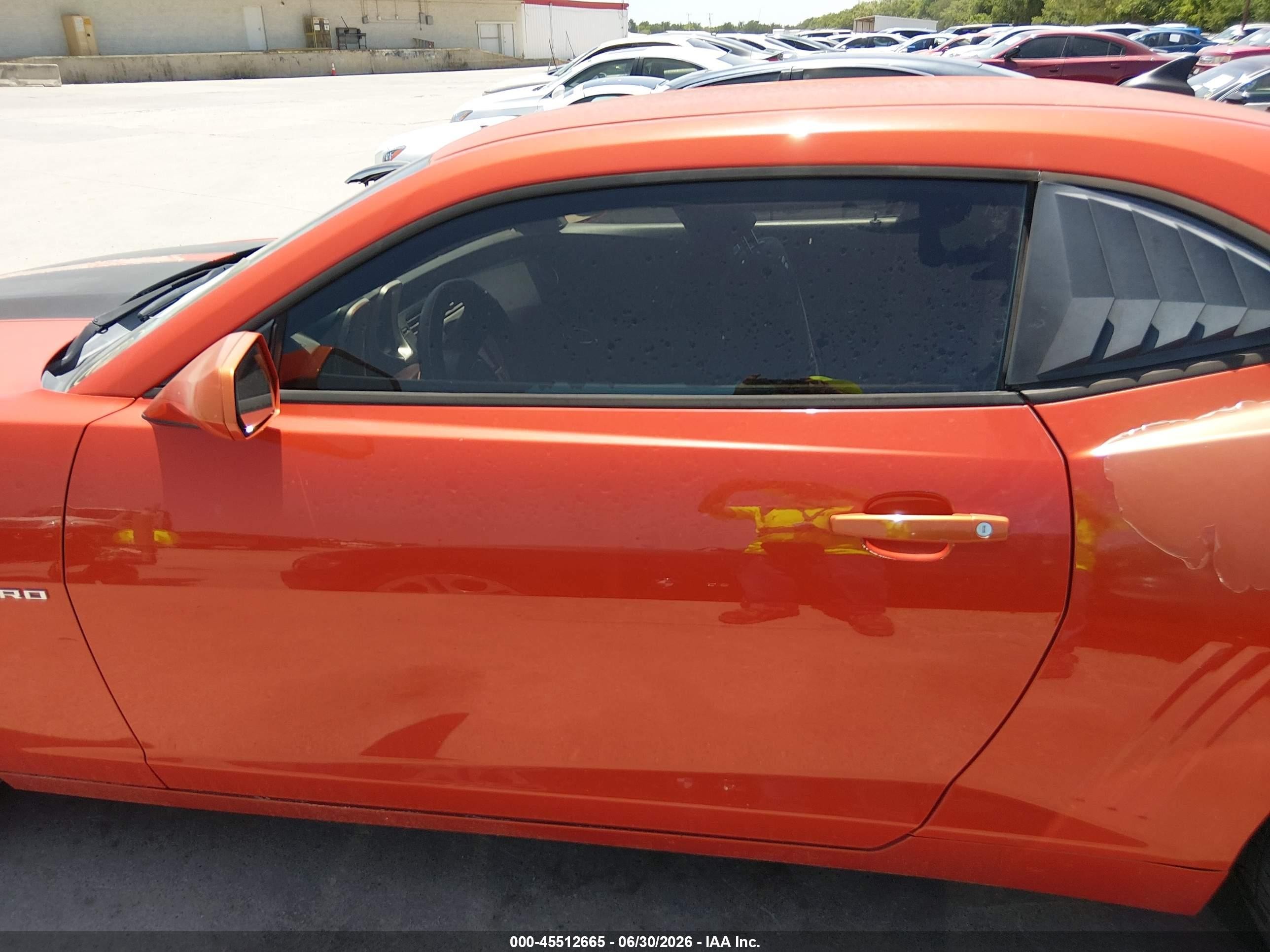2011 Chevrolet Camaro 1lt Orange vin: 2G1FB1ED3B9105610