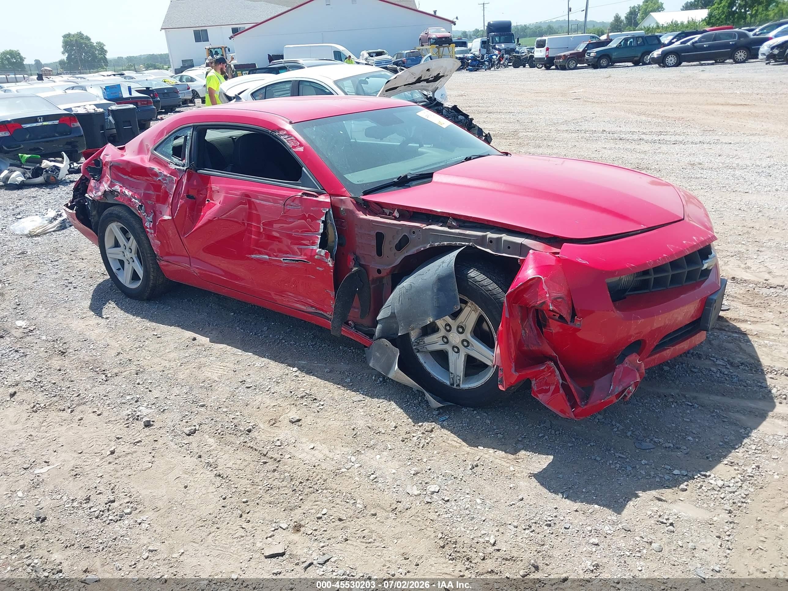 2011 Chevrolet Camaro 1lt Красный vin: 2G1FB1ED3B9112248
