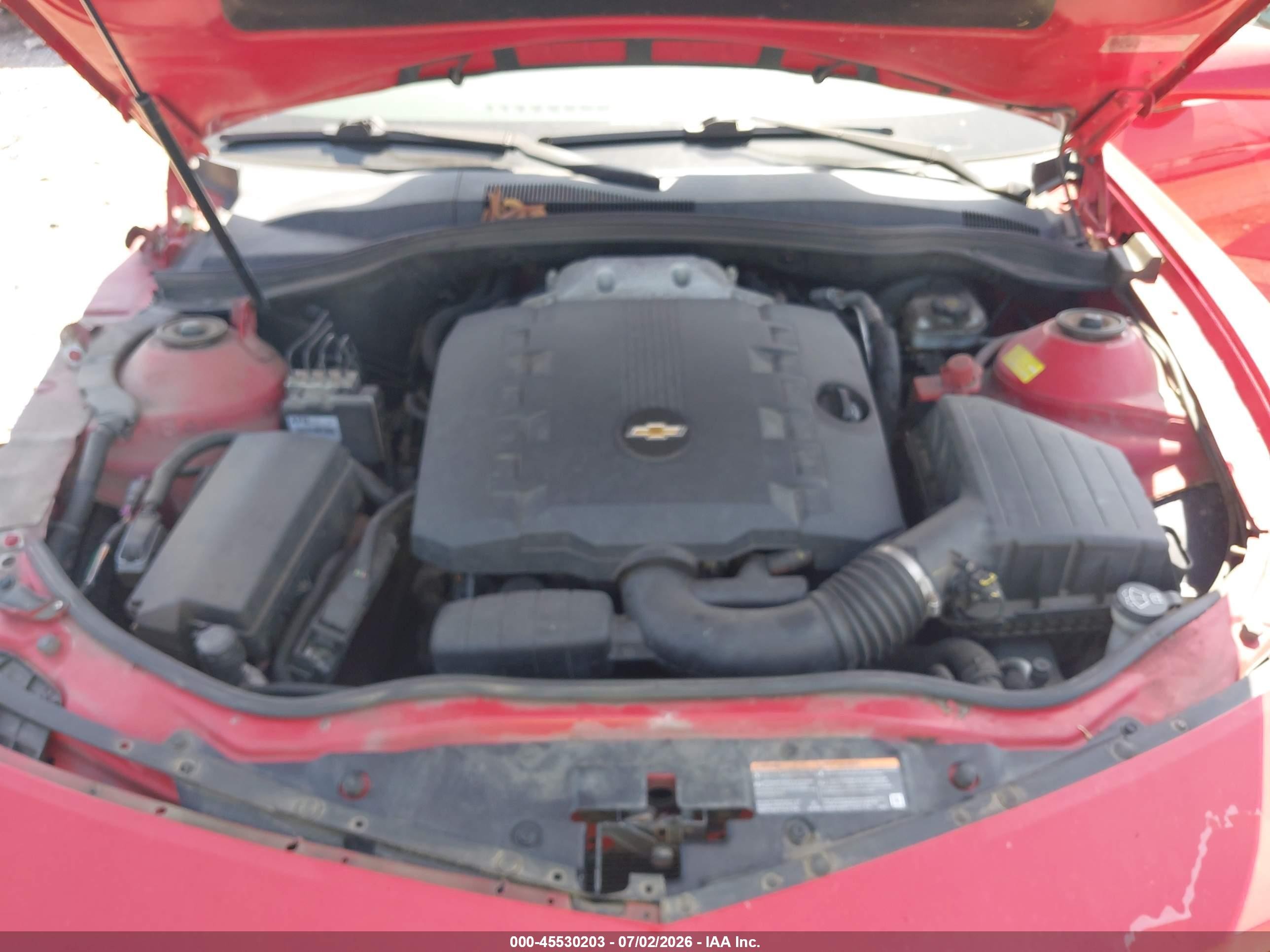 2011 Chevrolet Camaro 1lt Red vin: 2G1FB1ED3B9112248