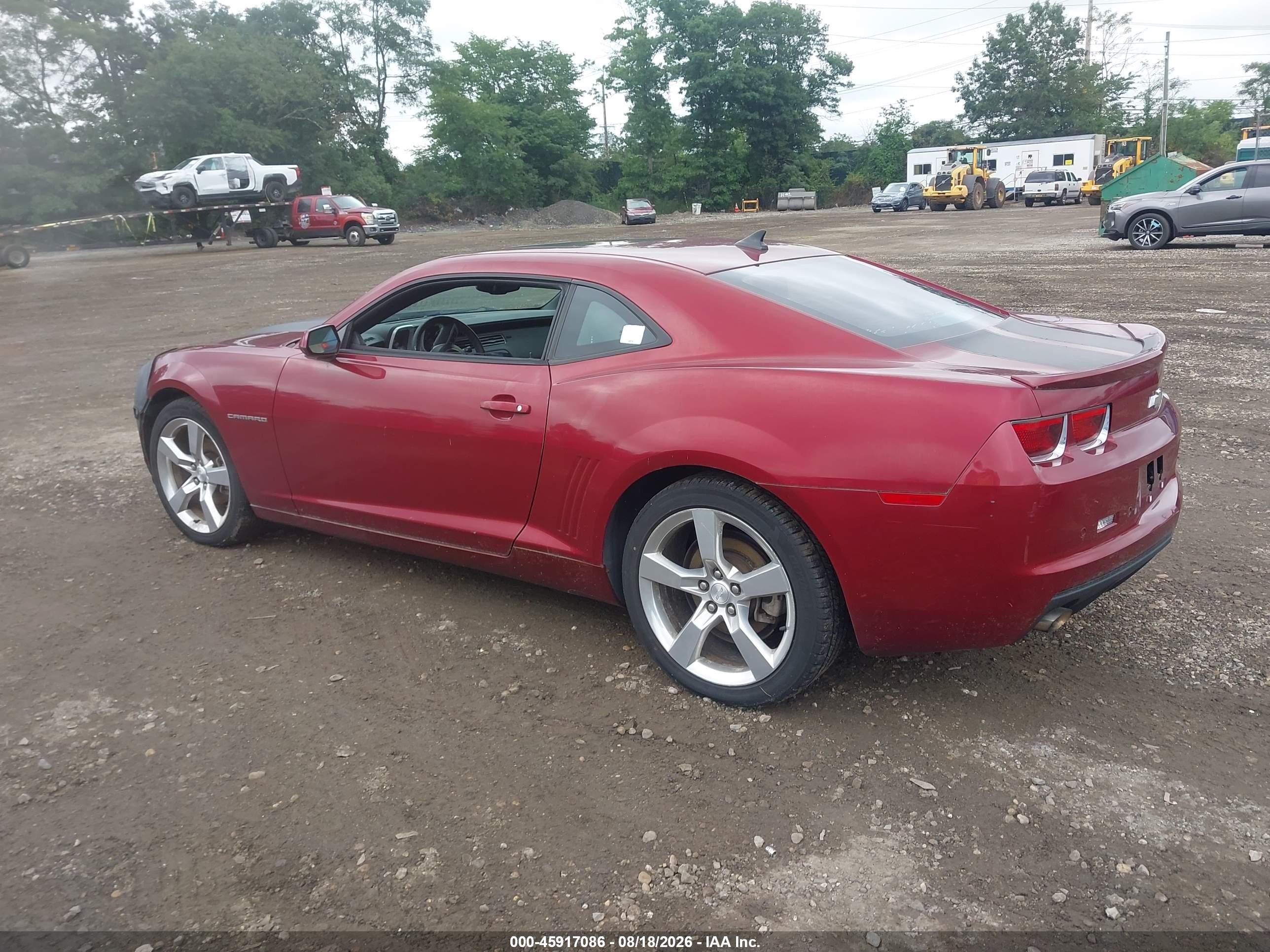 2011 Chevrolet Camaro 1lt Burgundy vin: 2G1FB1ED3B9112721