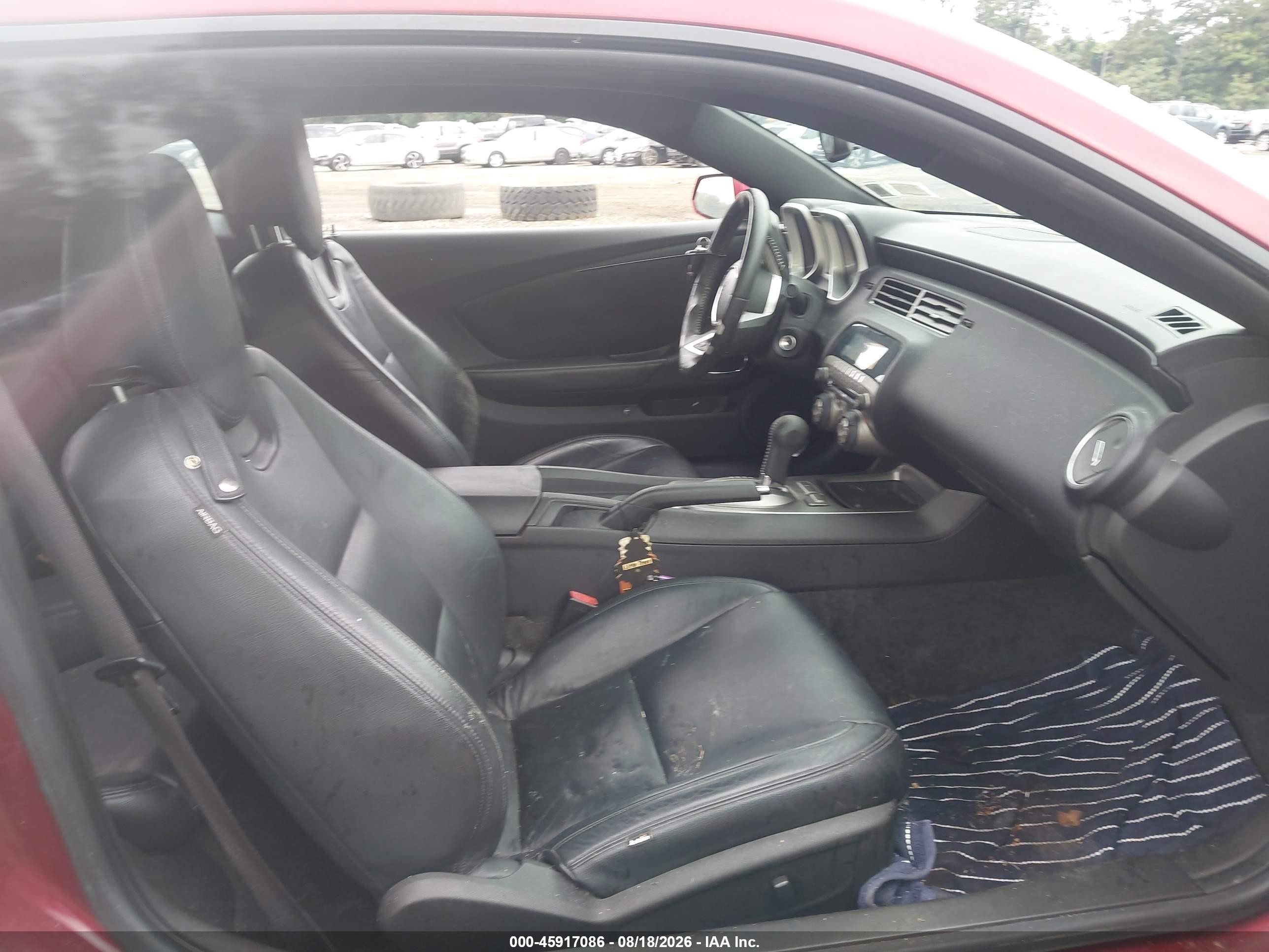 2011 Chevrolet Camaro 1lt Burgundy vin: 2G1FB1ED3B9112721