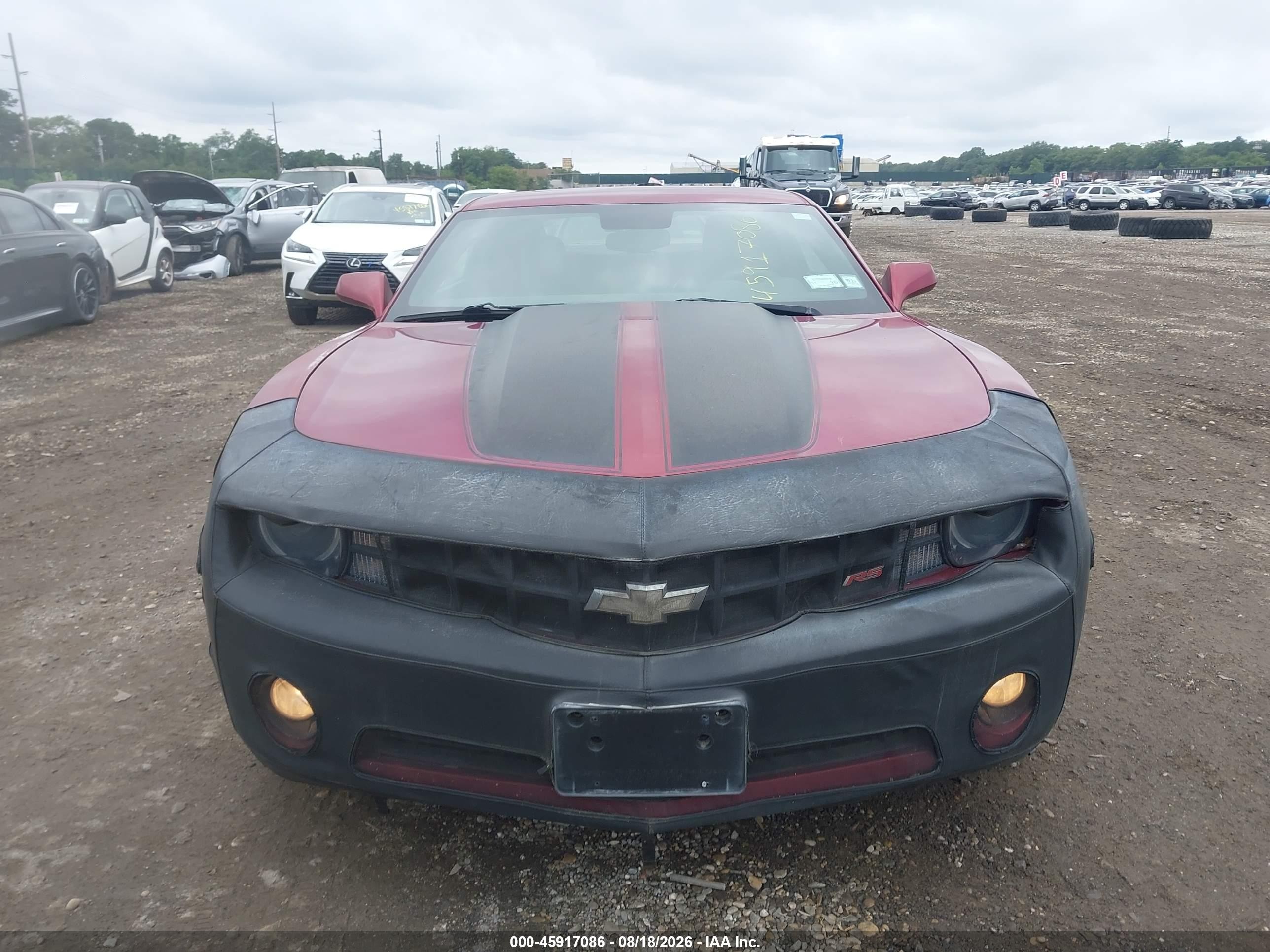 2011 Chevrolet Camaro 1lt Burgundy vin: 2G1FB1ED3B9112721