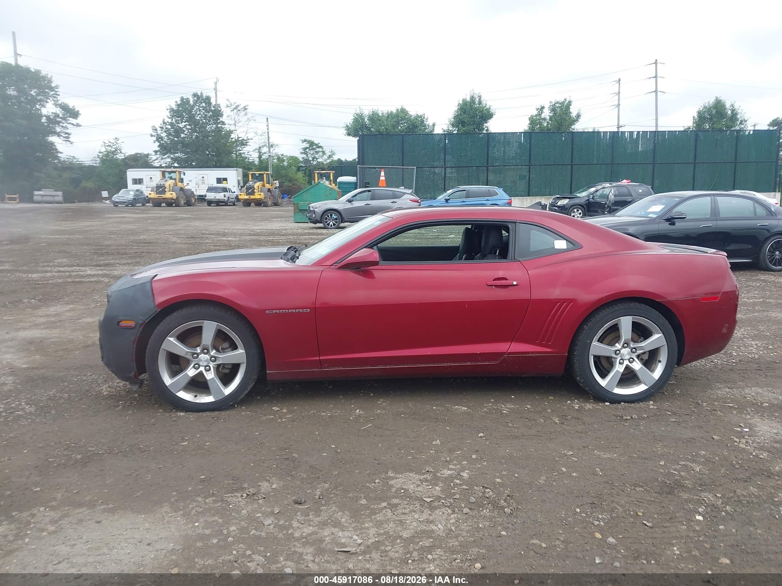2011 Chevrolet Camaro 1lt Burgundy vin: 2G1FB1ED3B9112721