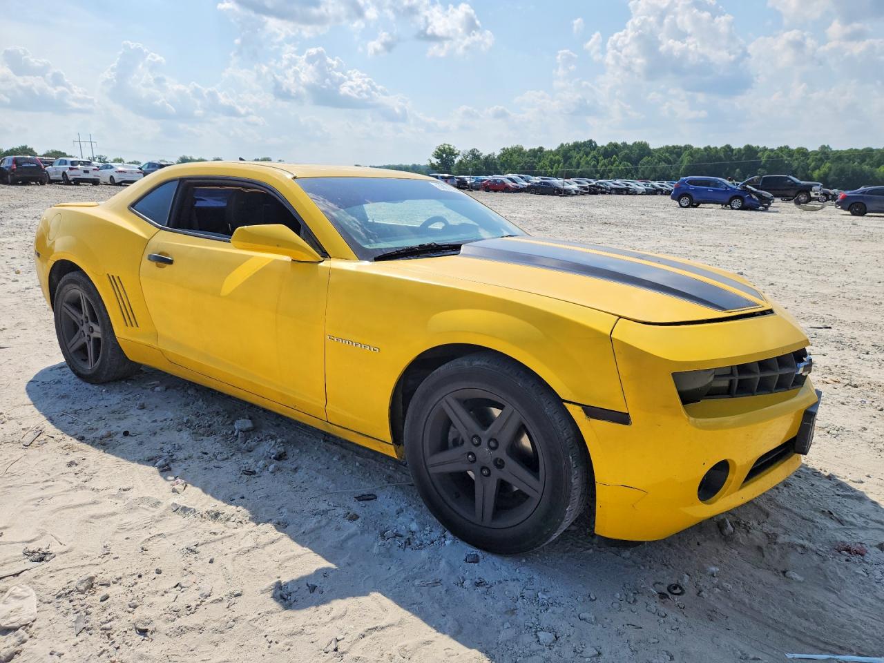 2011 Chevrolet Camaro Lt Yellow vin: 2G1FB1ED3B9126957