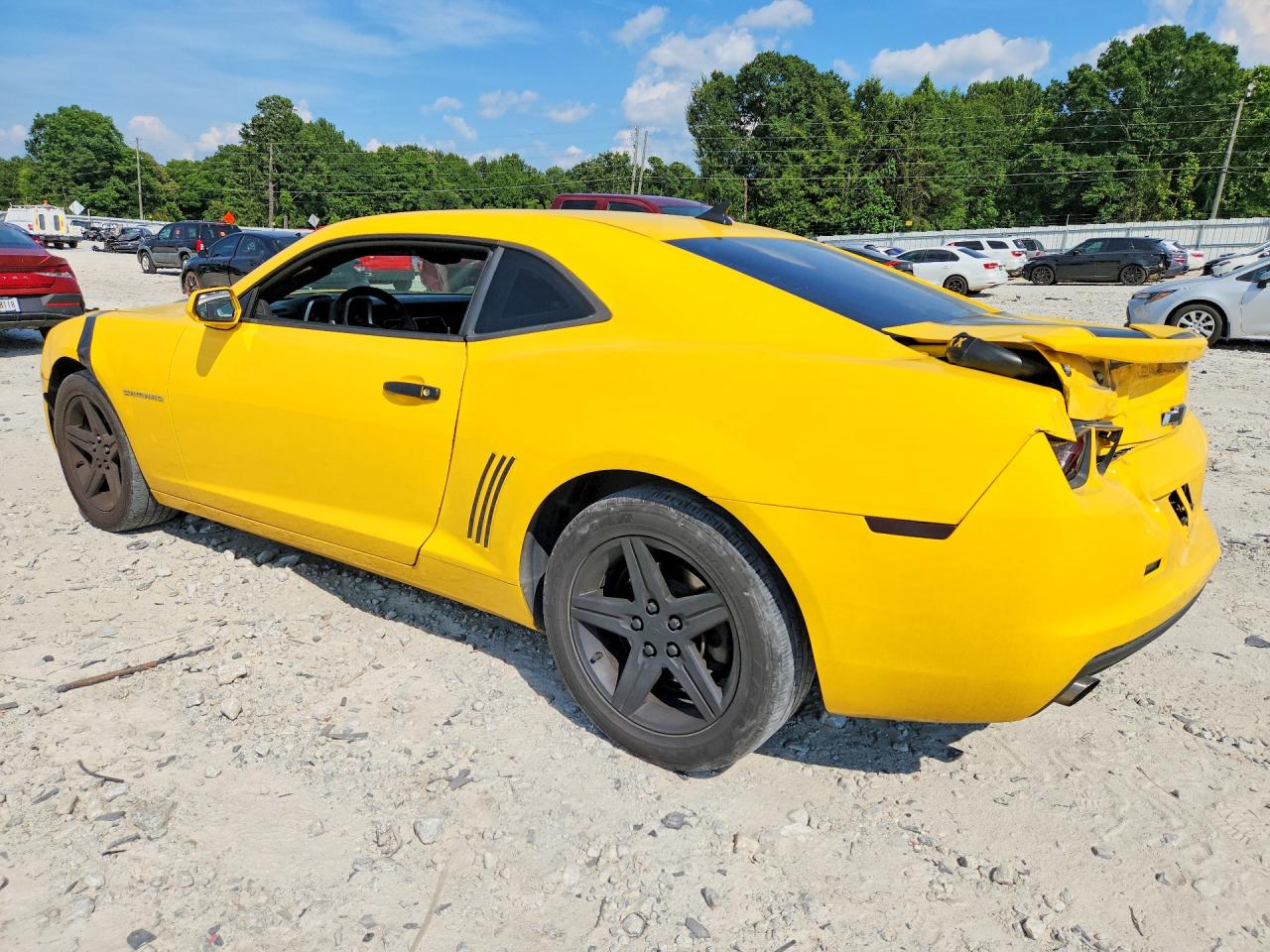 2011 Chevrolet Camaro Lt Yellow vin: 2G1FB1ED3B9126957