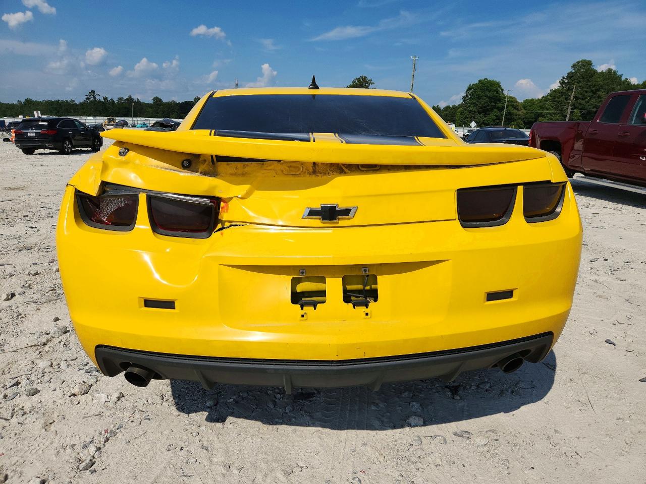 2011 Chevrolet Camaro Lt Yellow vin: 2G1FB1ED3B9126957