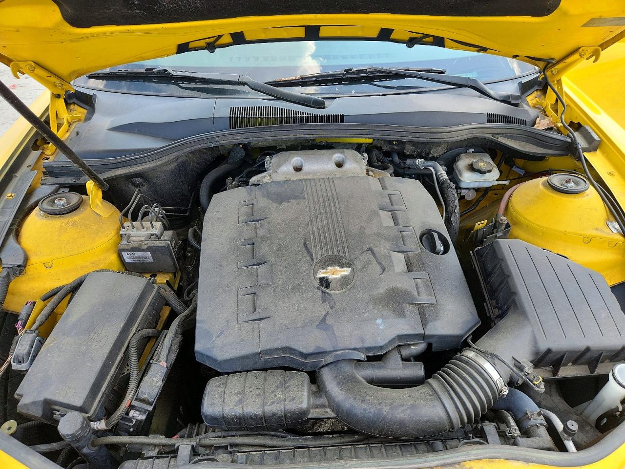 2011 Chevrolet Camaro Lt Yellow vin: 2G1FB1ED3B9126957