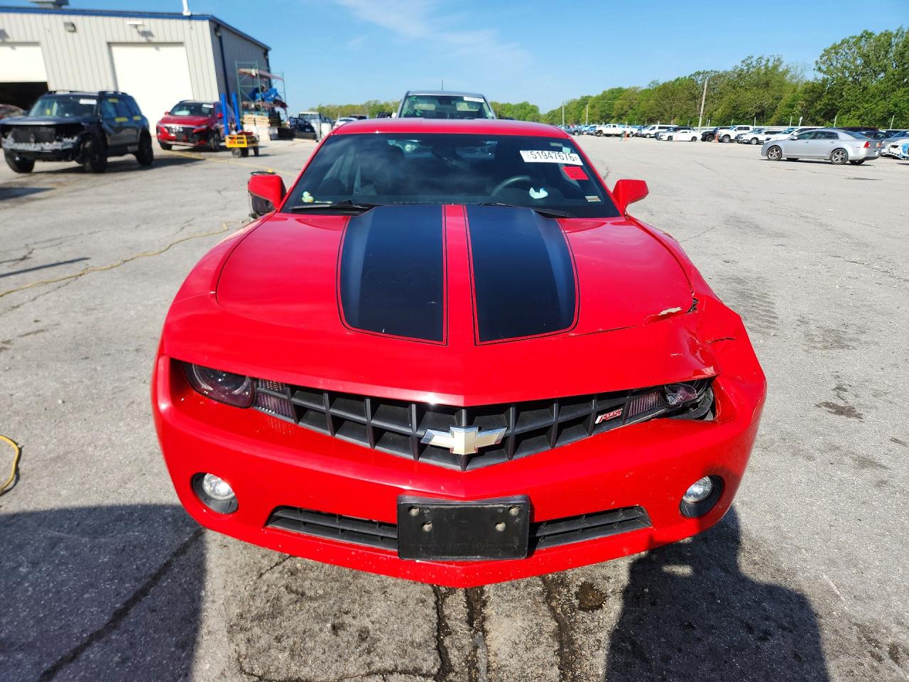 2011 Chevrolet Camaro Lt Red vin: 2G1FB1ED3B9142723