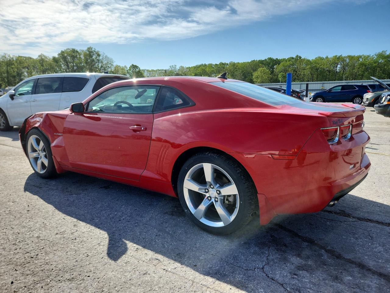 2011 Chevrolet Camaro Lt Red vin: 2G1FB1ED3B9142723