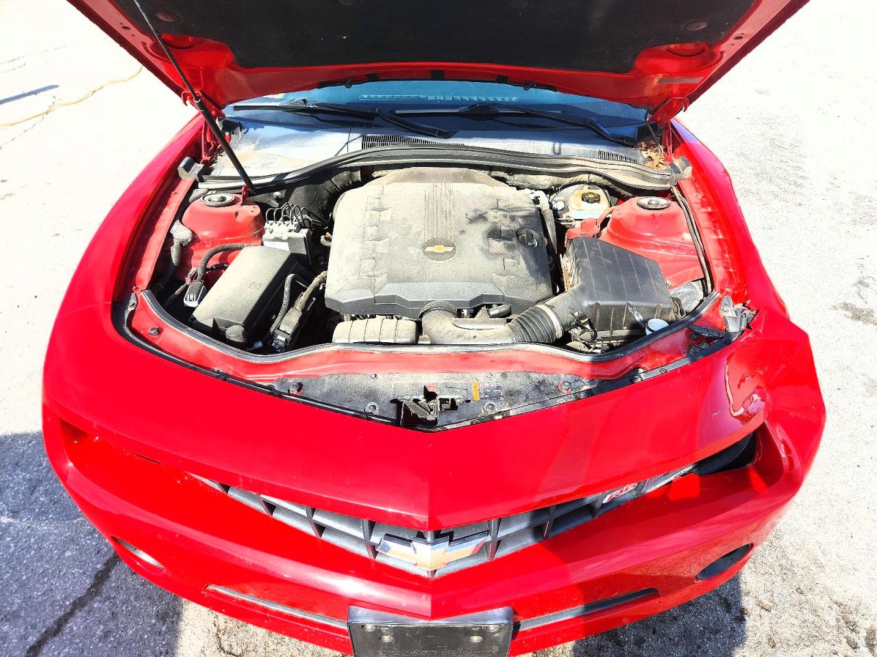 2011 Chevrolet Camaro Lt Red vin: 2G1FB1ED3B9142723