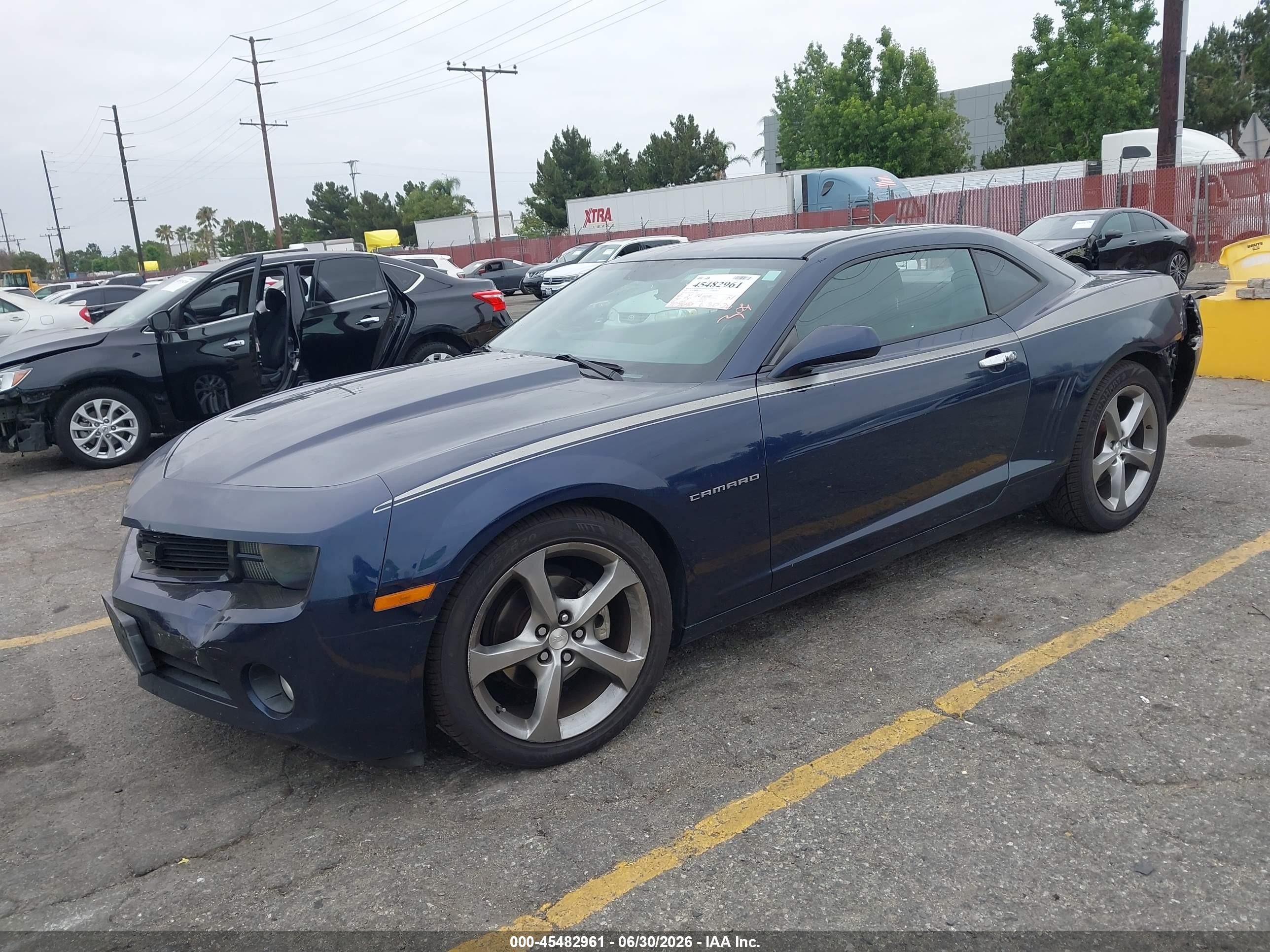 2011 Chevrolet Camaro 1lt Синий vin: 2G1FB1ED3B9173762