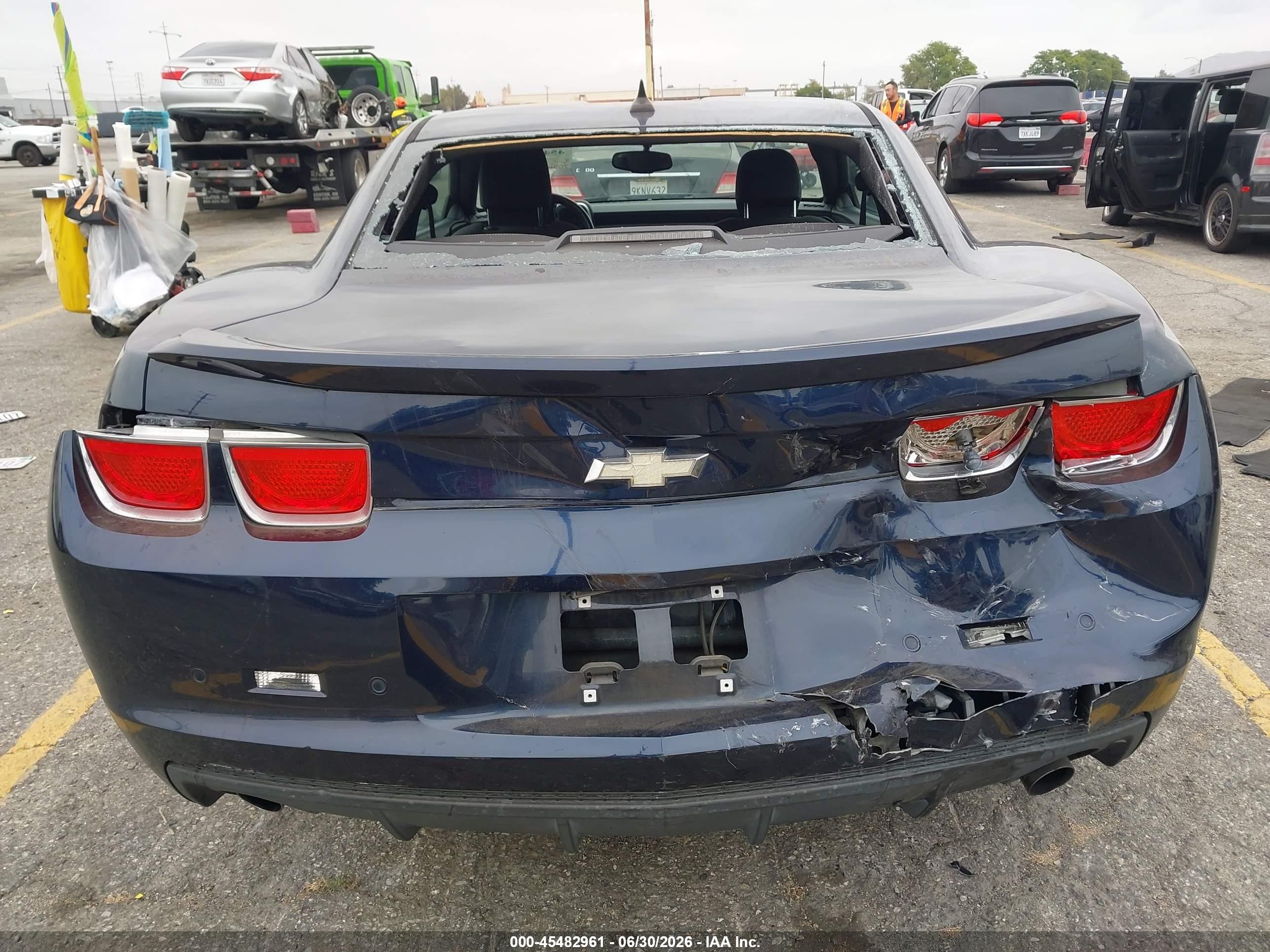 2011 Chevrolet Camaro 1lt Синий vin: 2G1FB1ED3B9173762