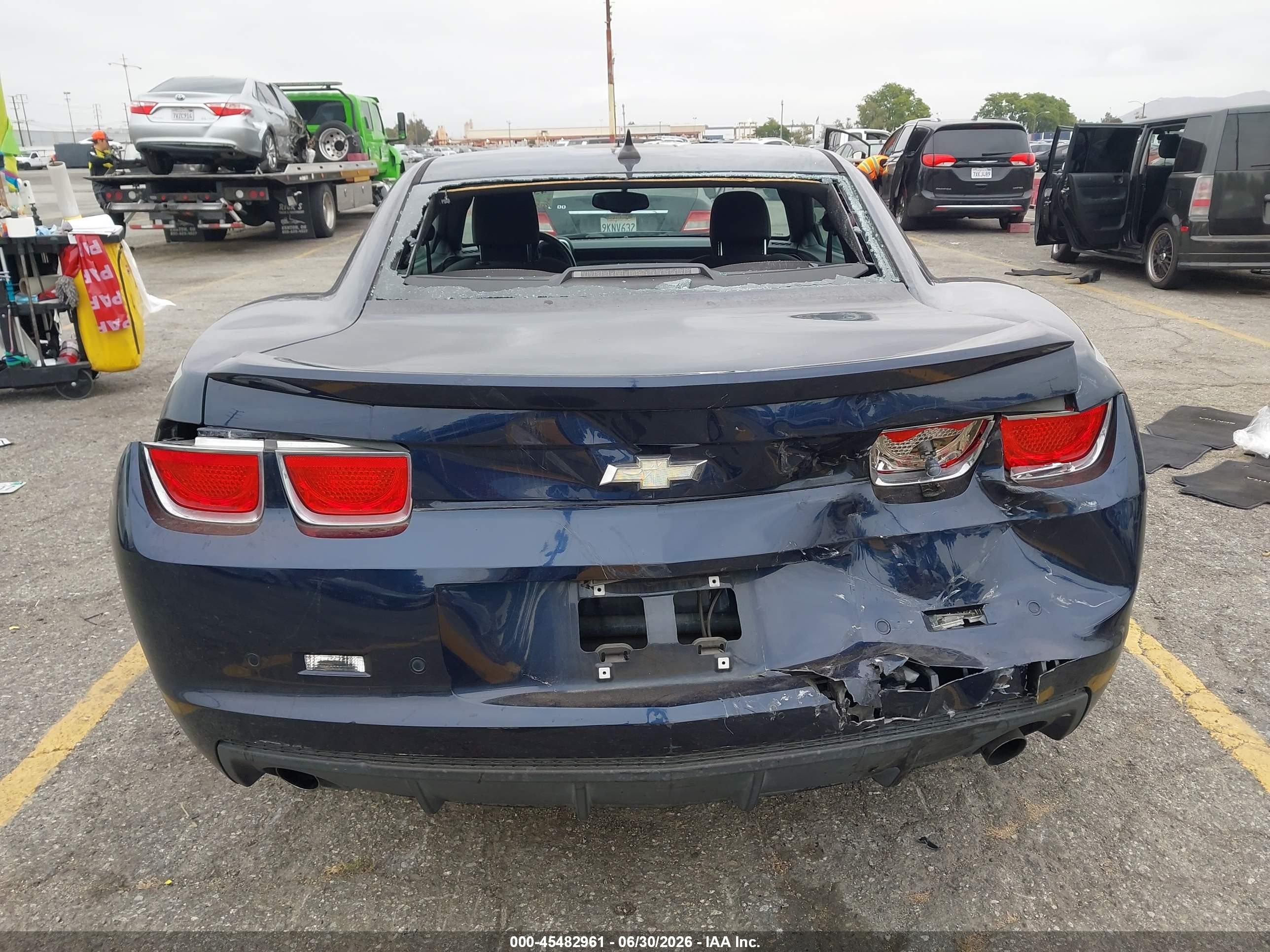 2011 Chevrolet Camaro 1lt Синий vin: 2G1FB1ED3B9173762