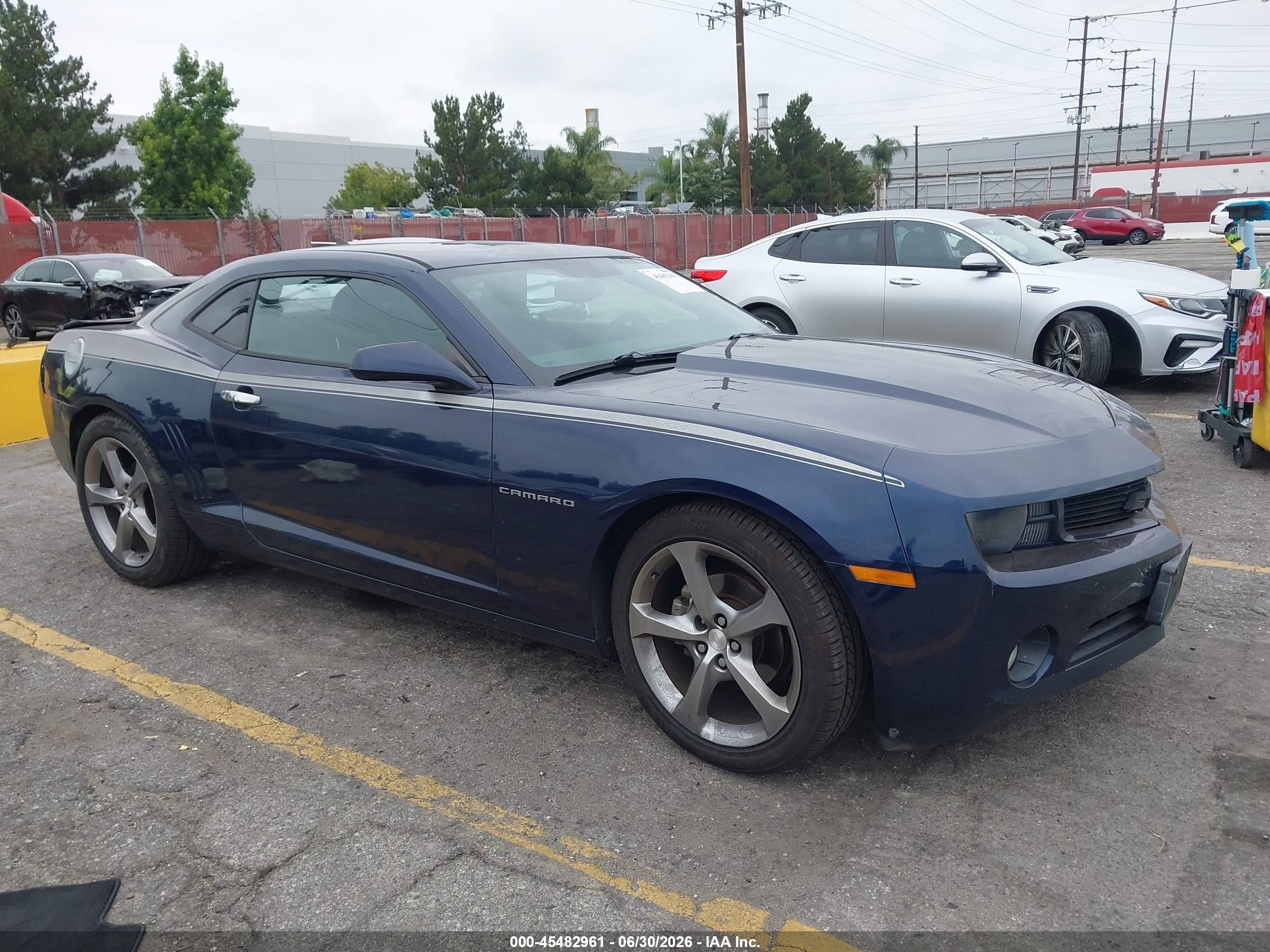 2011 Chevrolet Camaro 1lt Синий vin: 2G1FB1ED3B9173762