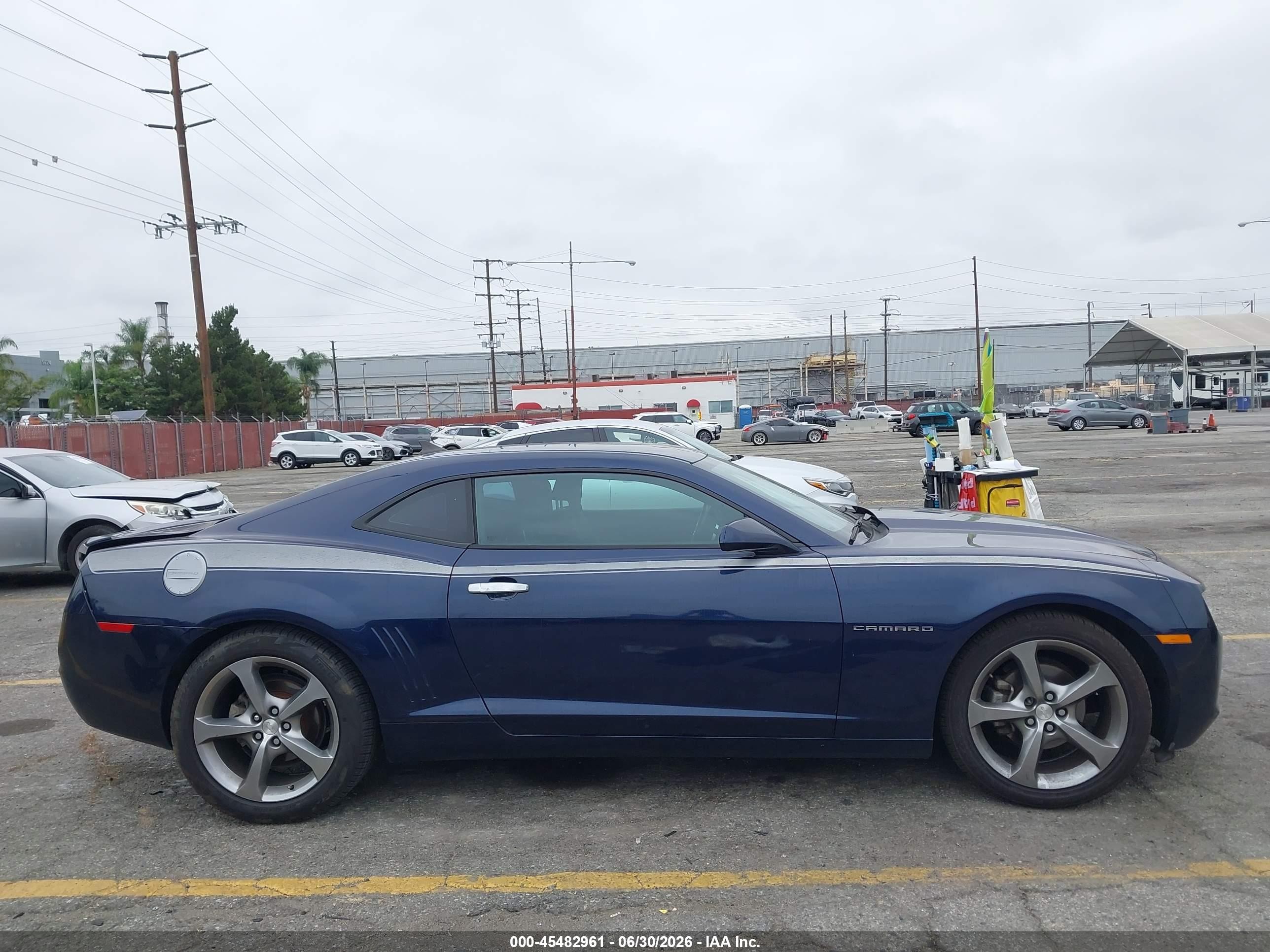 2011 Chevrolet Camaro 1lt Синий vin: 2G1FB1ED3B9173762