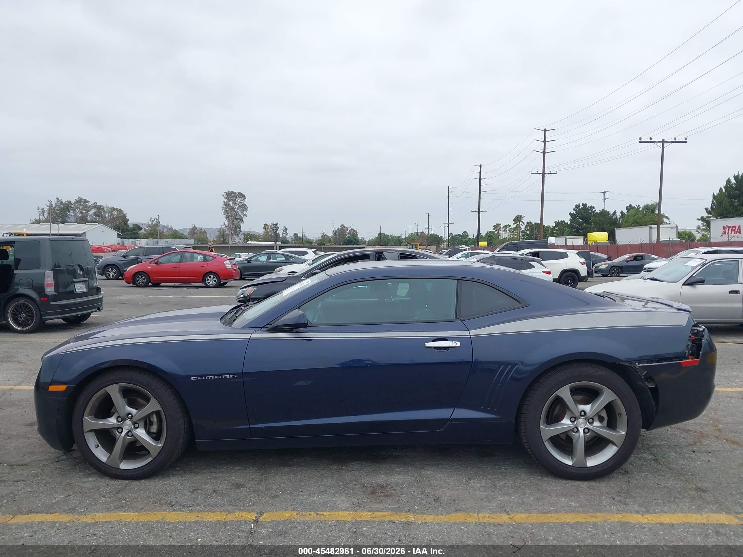 2011 Chevrolet Camaro 1lt Синий vin: 2G1FB1ED3B9173762