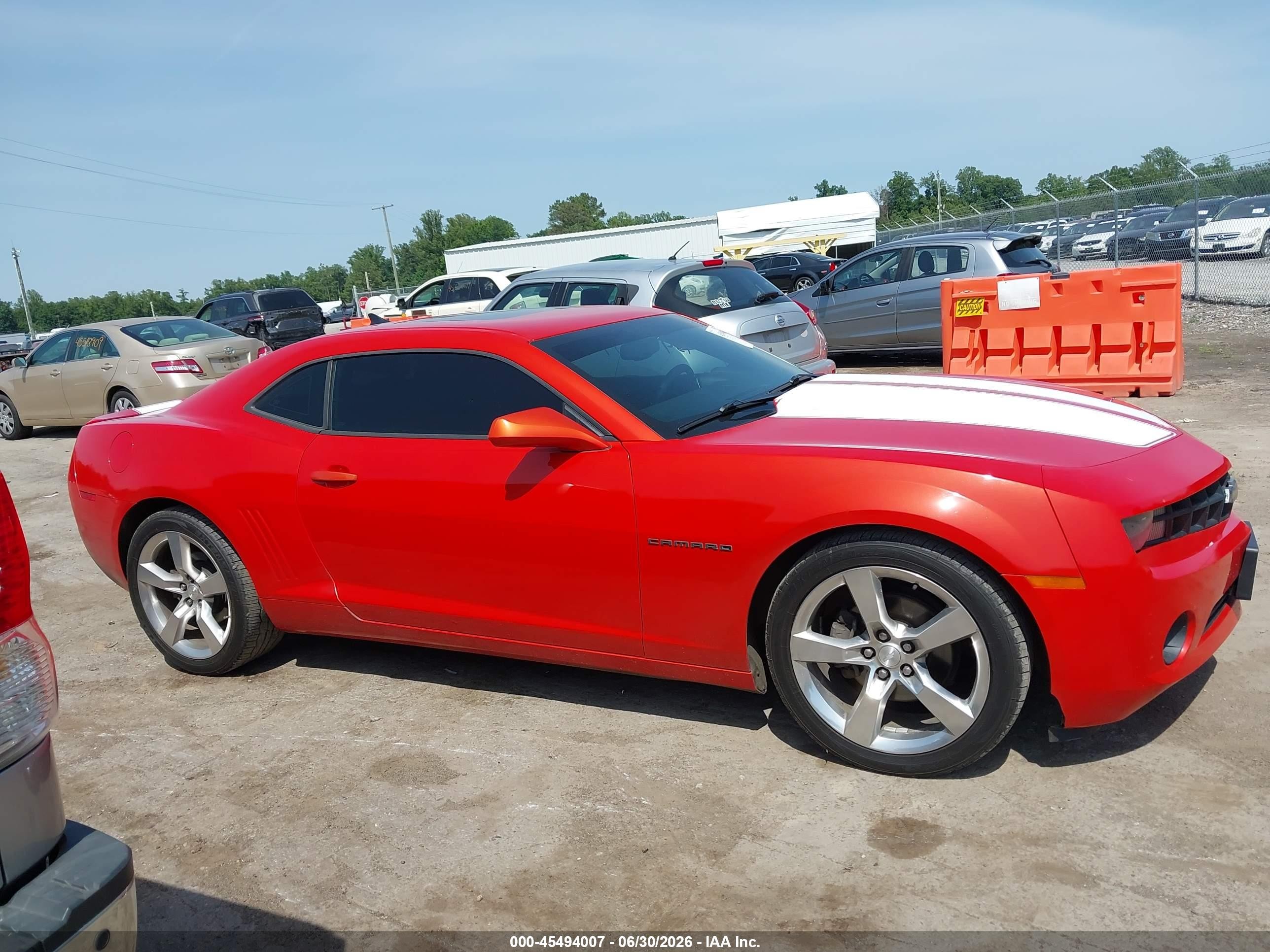 2011 Chevrolet Camaro 1lt Оранжевый vin: 2G1FB1ED3B9205156