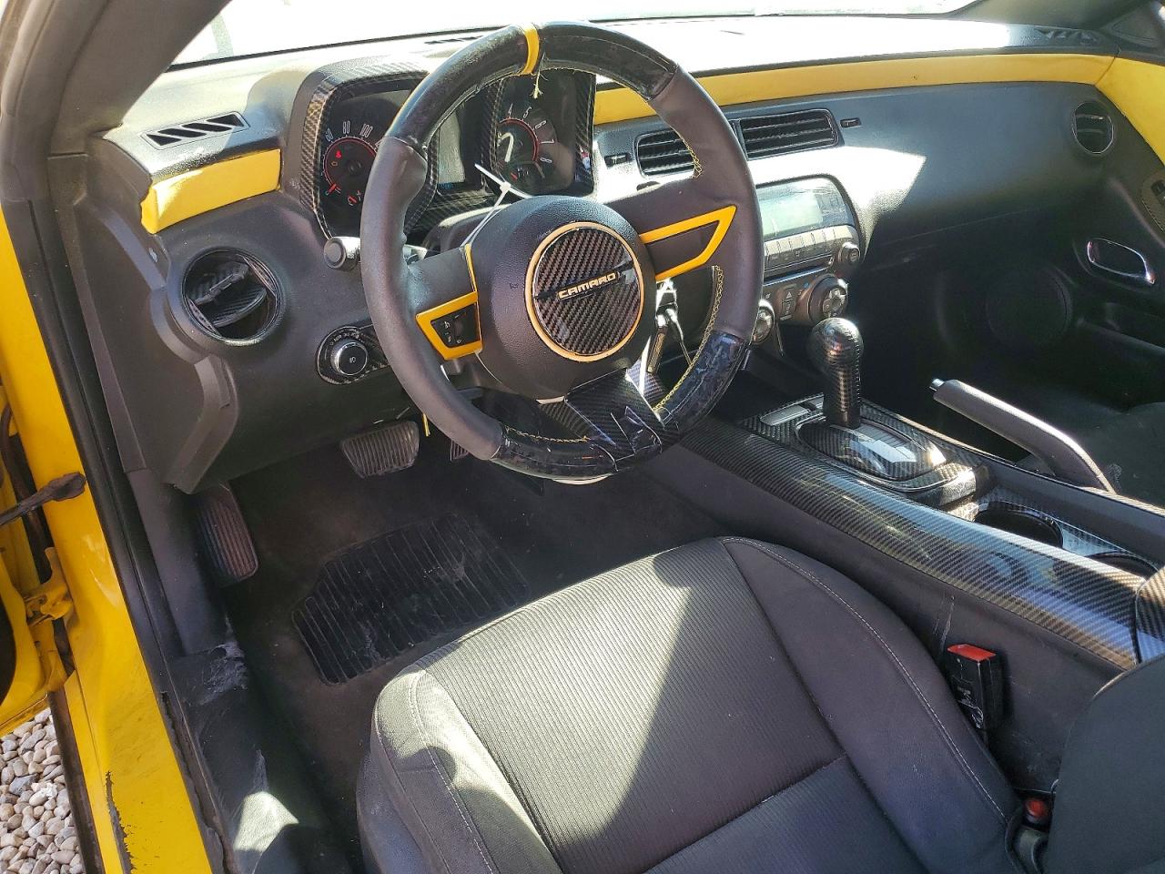 2011 Chevrolet Camaro Lt Yellow vin: 2G1FB1ED4B9110248