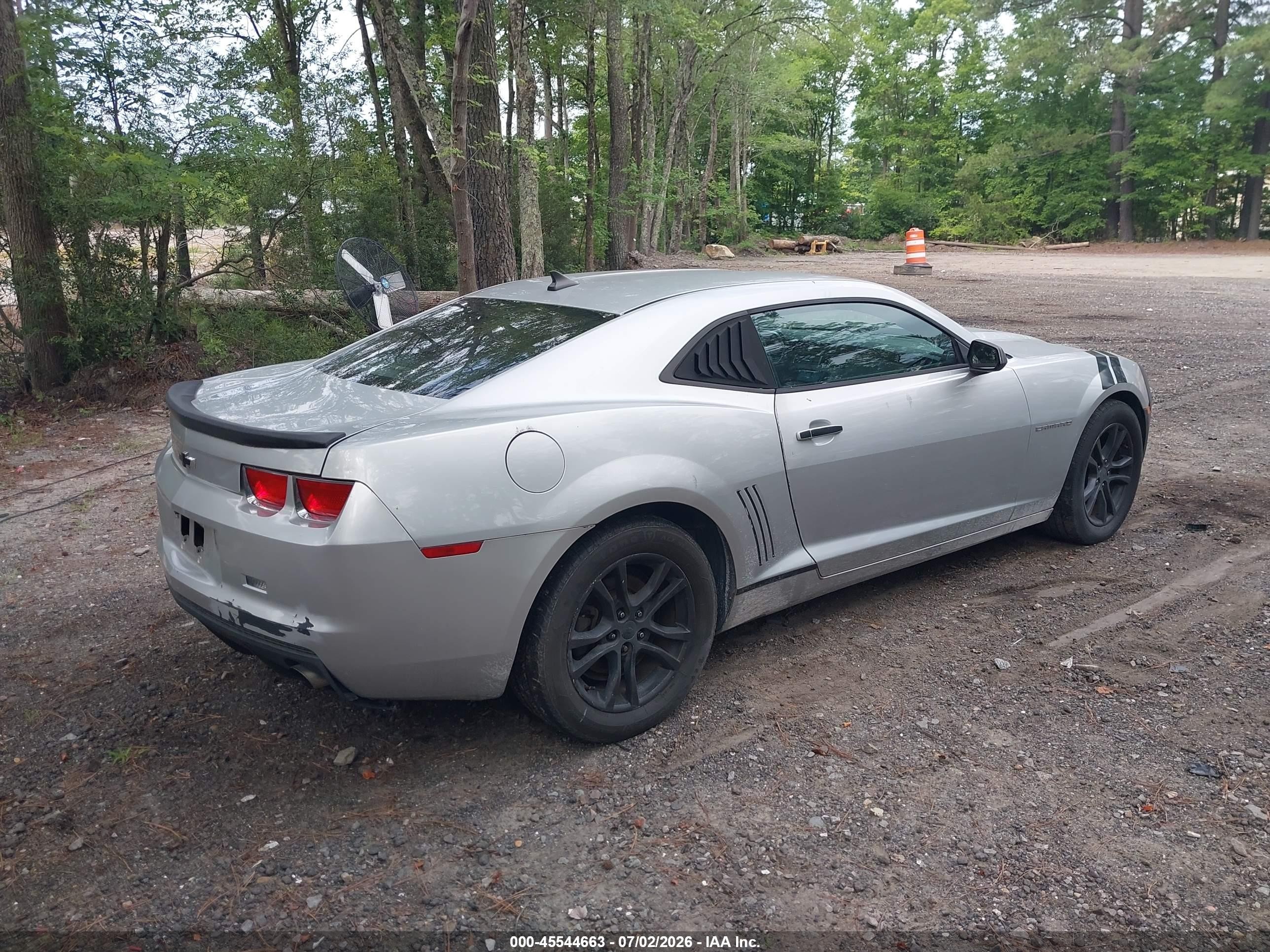 2011 Chevrolet Camaro 1lt Silver vin: 2G1FB1ED4B9155397