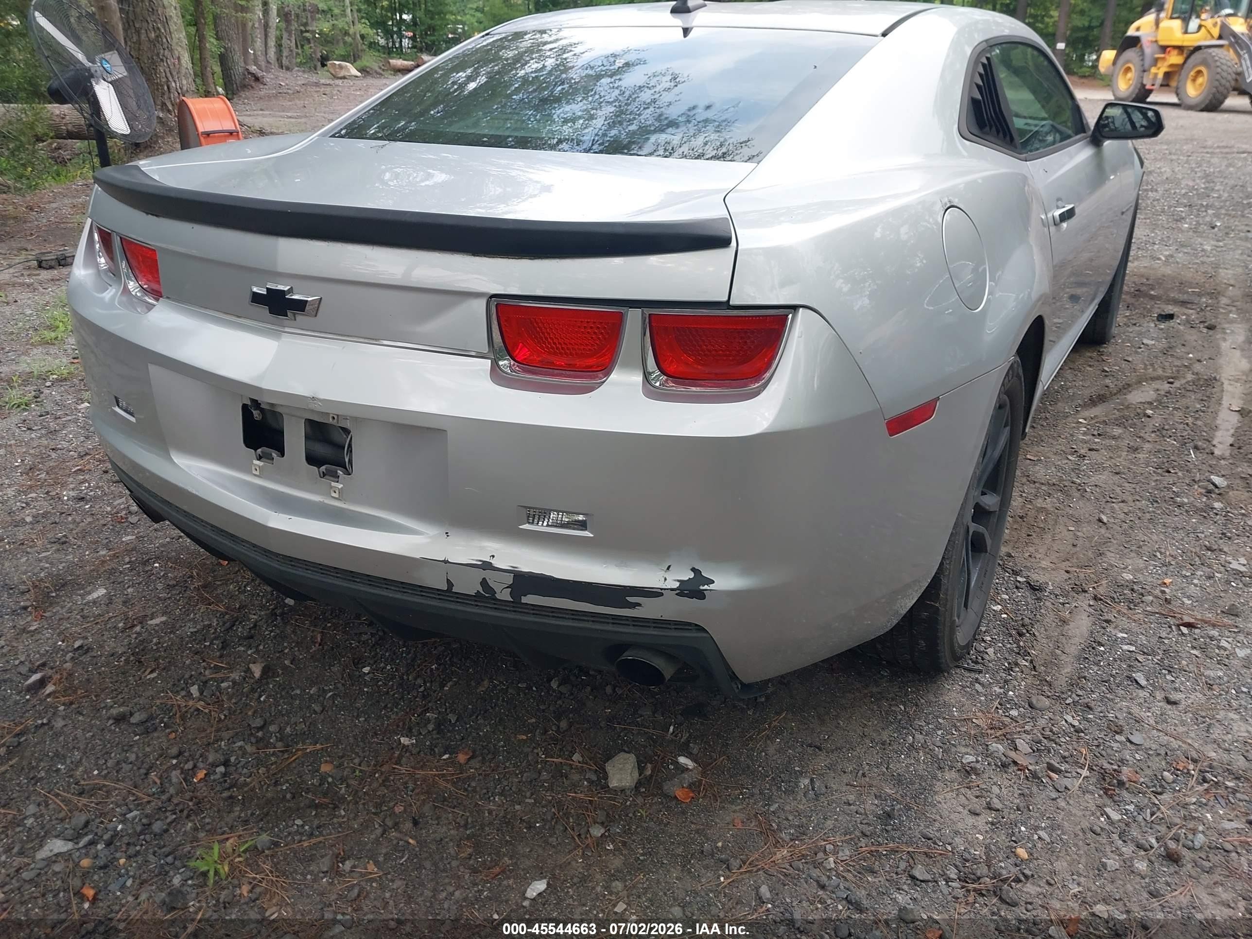 2011 Chevrolet Camaro 1lt Silver vin: 2G1FB1ED4B9155397