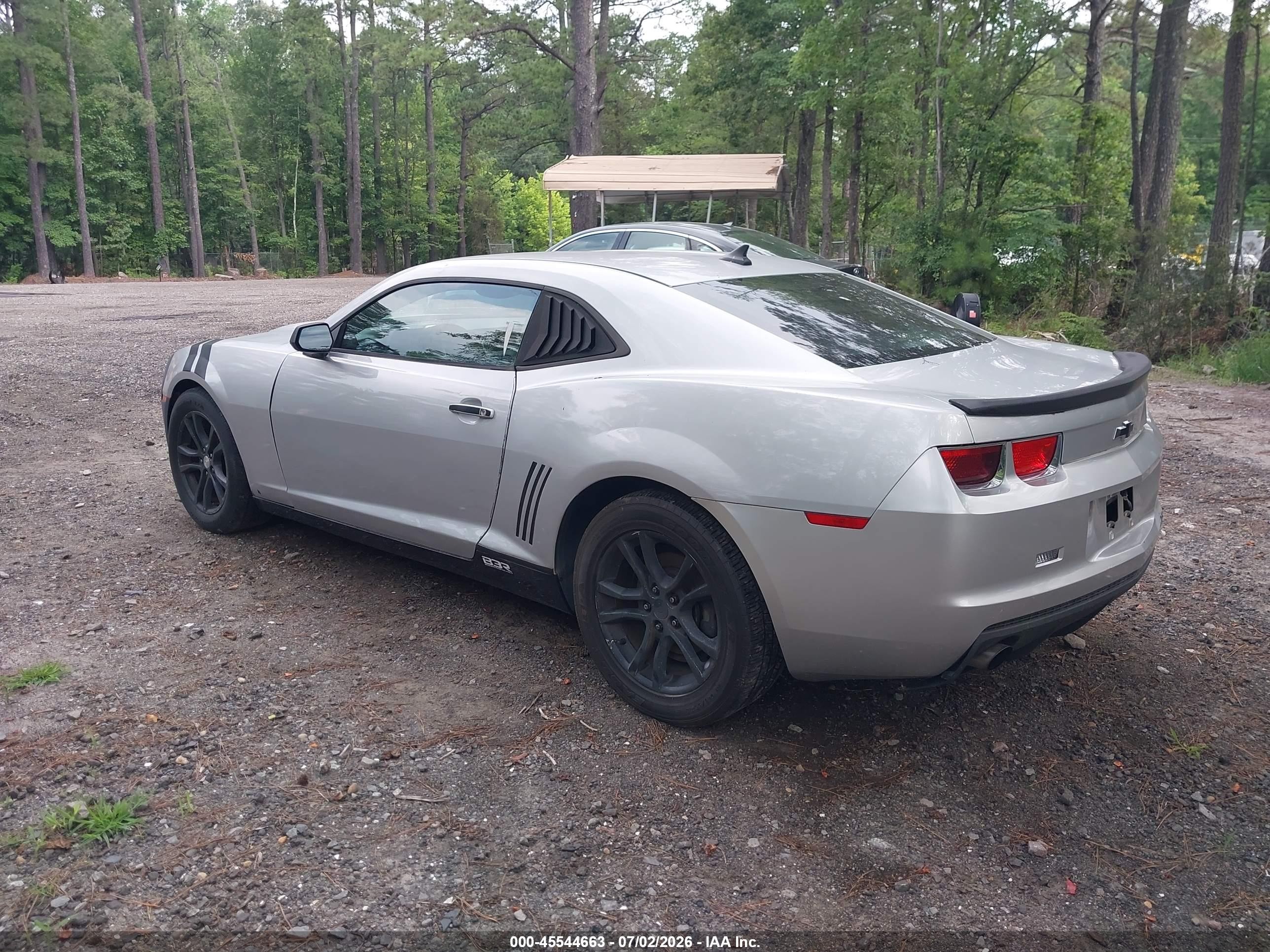 2011 Chevrolet Camaro 1lt Silver vin: 2G1FB1ED4B9155397