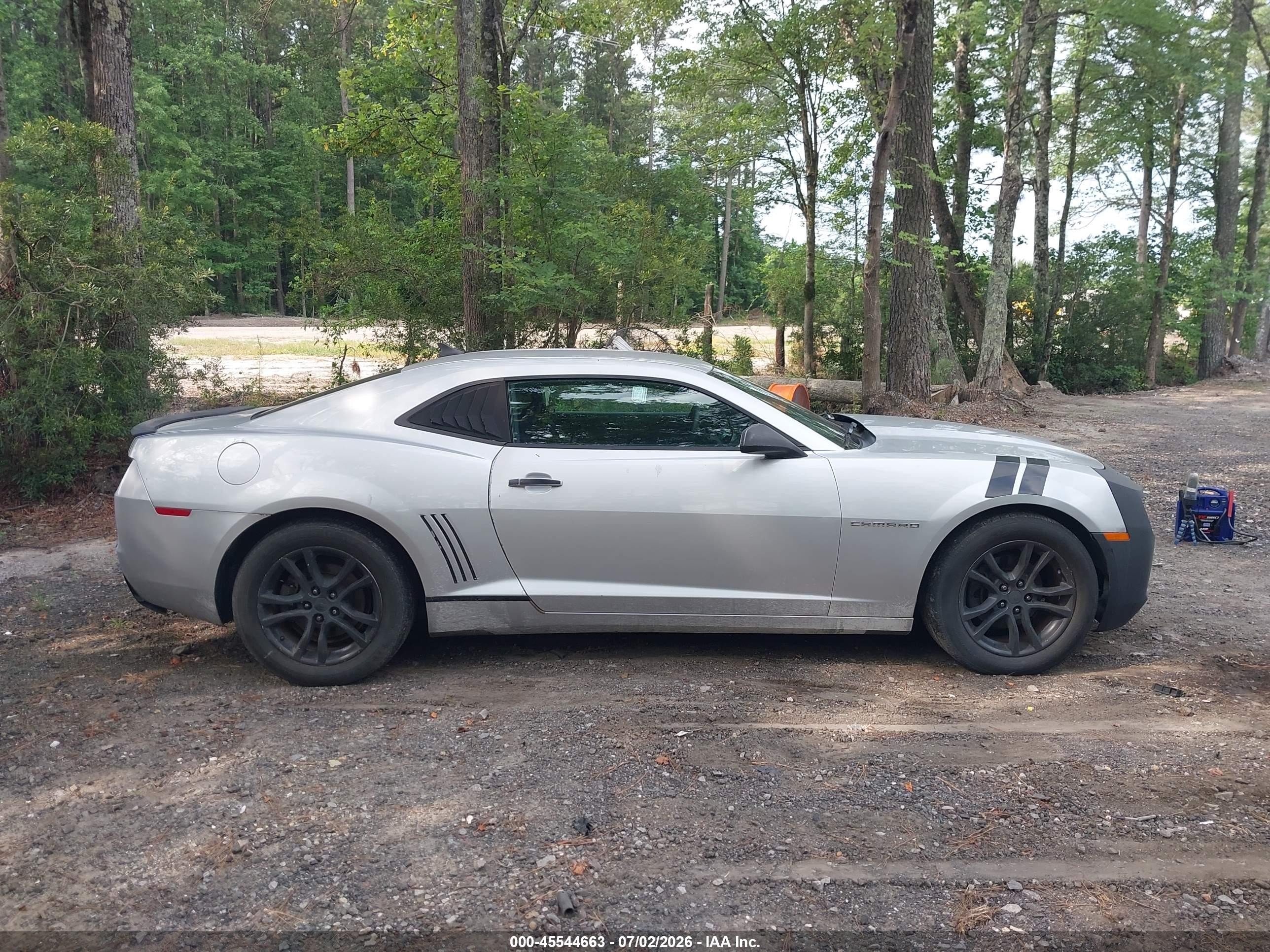 2011 Chevrolet Camaro 1lt Silver vin: 2G1FB1ED4B9155397