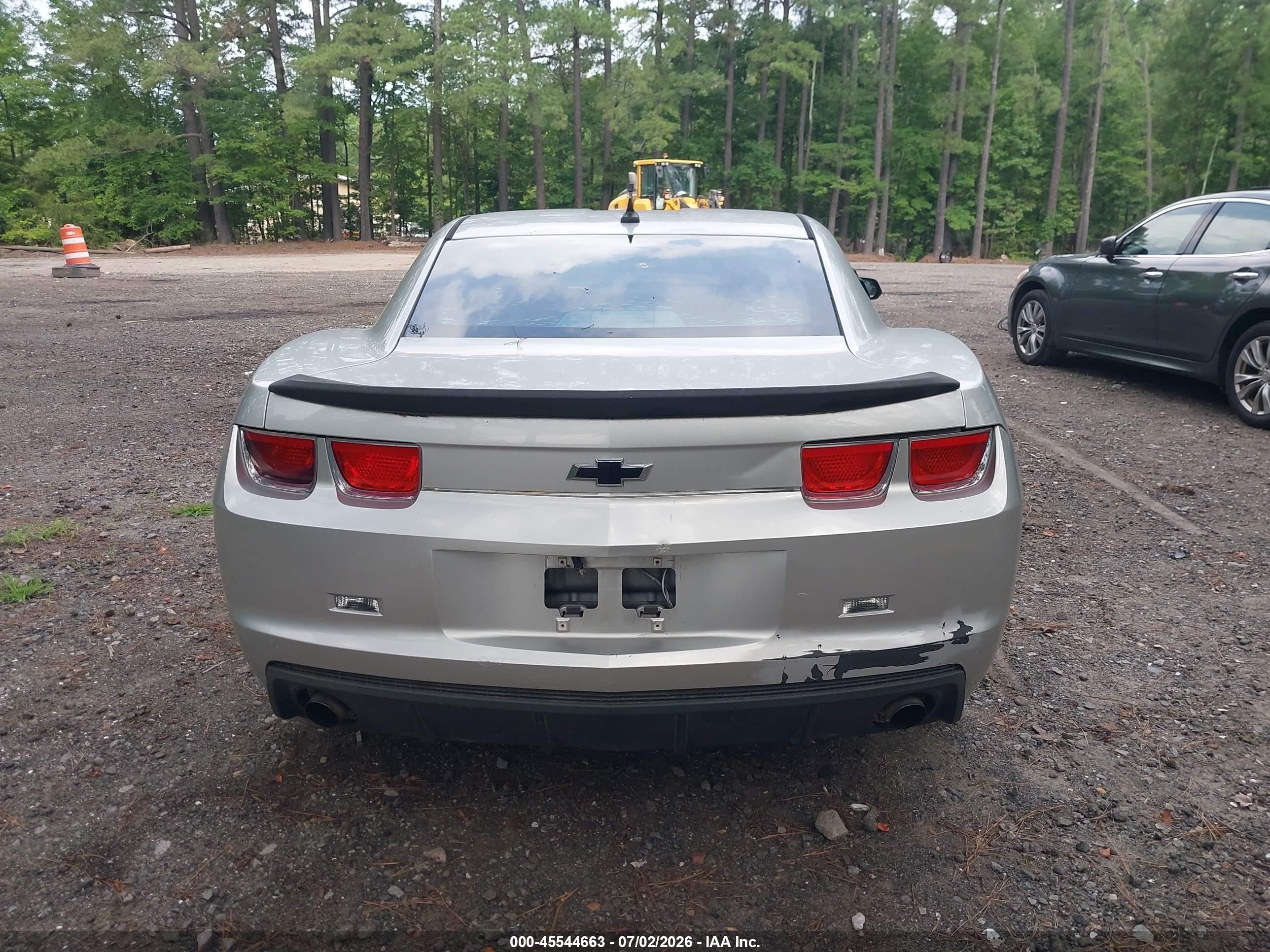 2011 Chevrolet Camaro 1lt Silver vin: 2G1FB1ED4B9155397