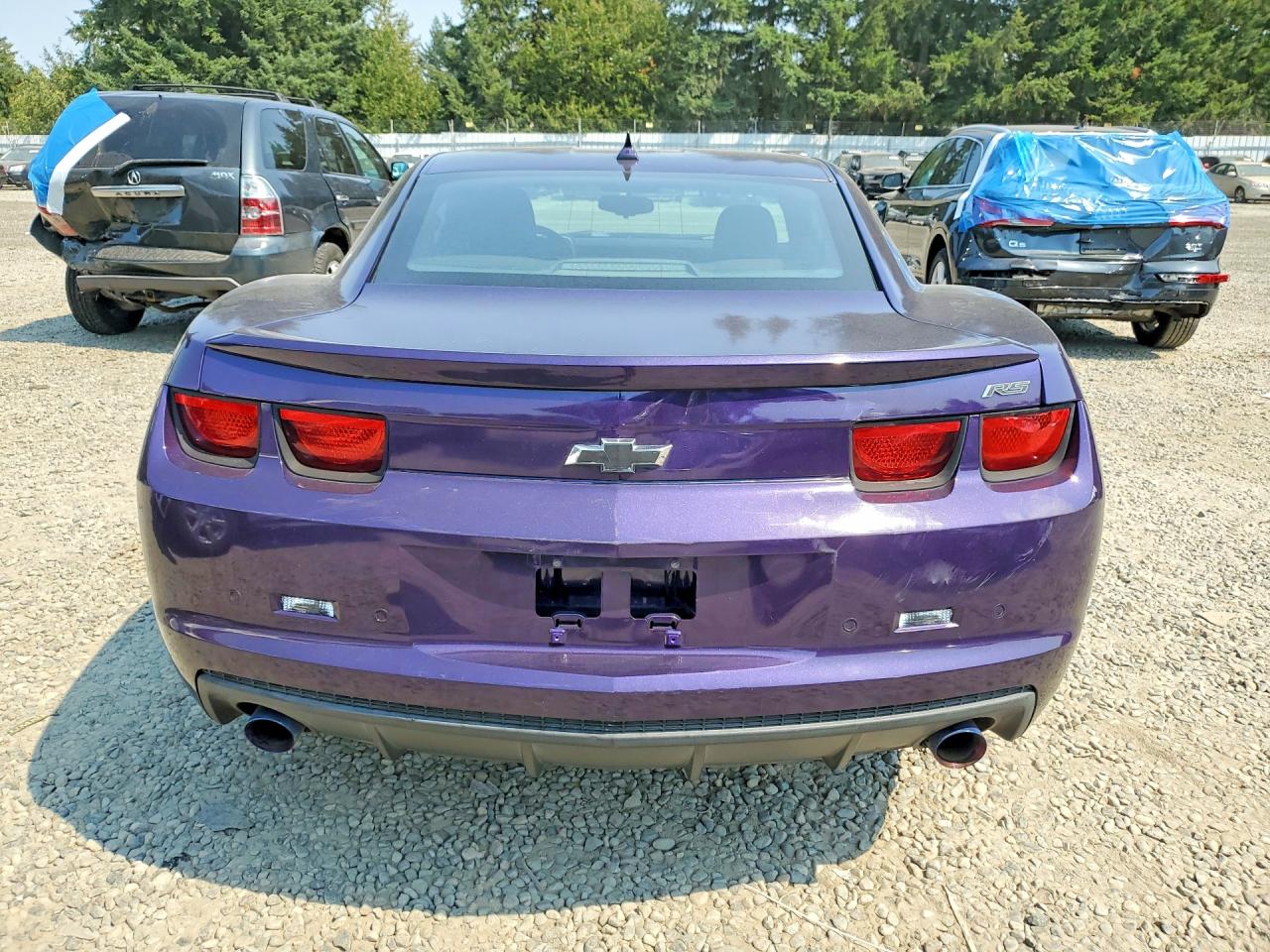 2011 Chevrolet Camaro Lt Purple vin: 2G1FB1ED4B9155898