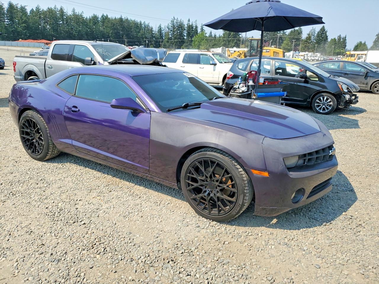 2011 Chevrolet Camaro Lt Purple vin: 2G1FB1ED4B9155898