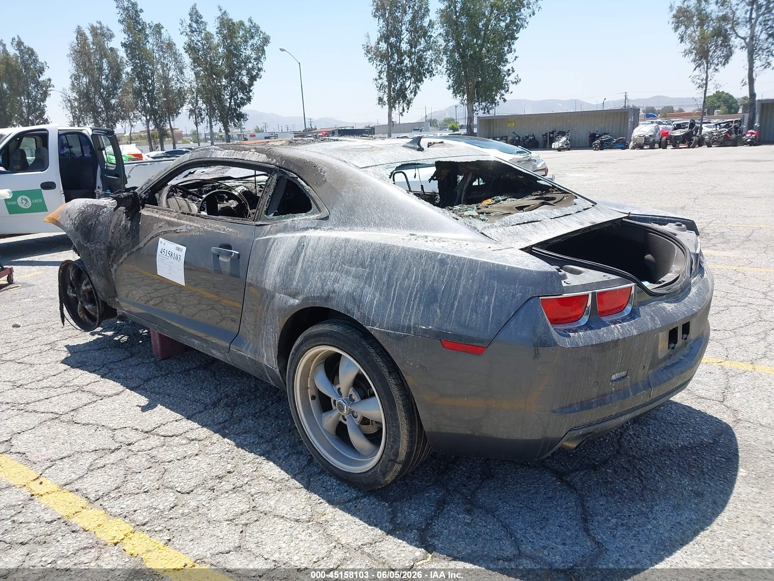 2011 Chevrolet Camaro 1lt Gray vin: 2G1FB1ED5B9150533