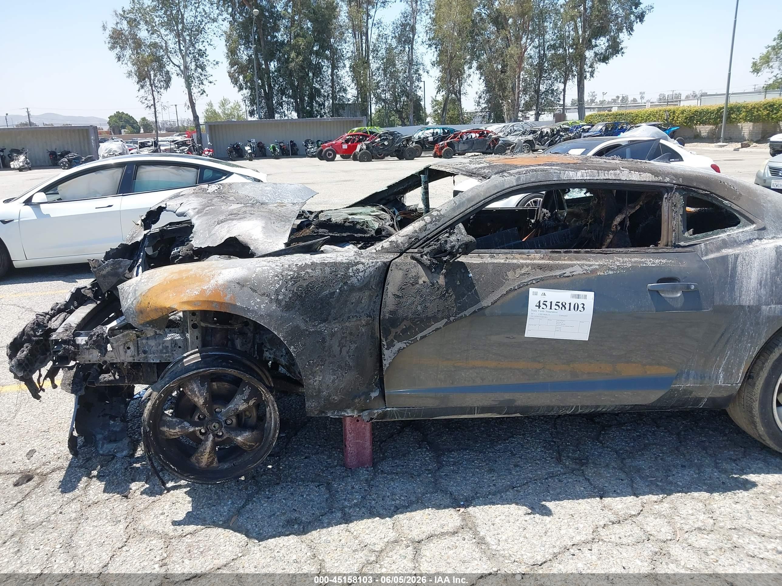 2011 Chevrolet Camaro 1lt Gray vin: 2G1FB1ED5B9150533