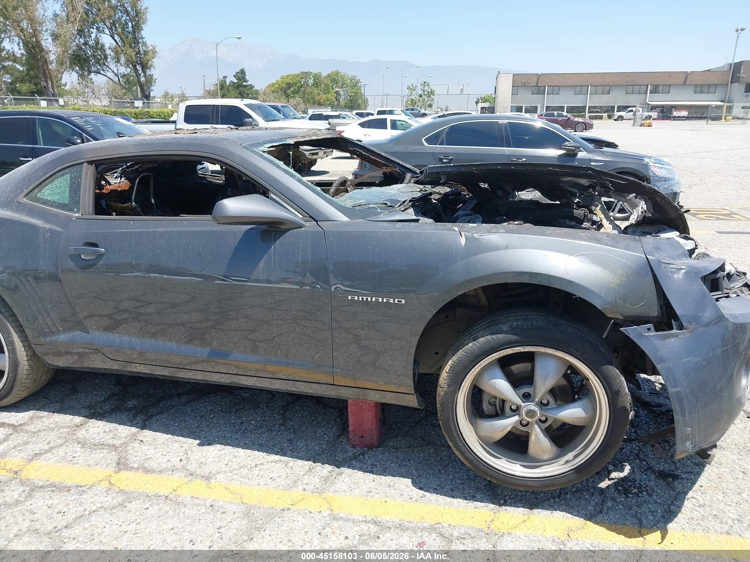 2011 Chevrolet Camaro 1lt Gray vin: 2G1FB1ED5B9150533