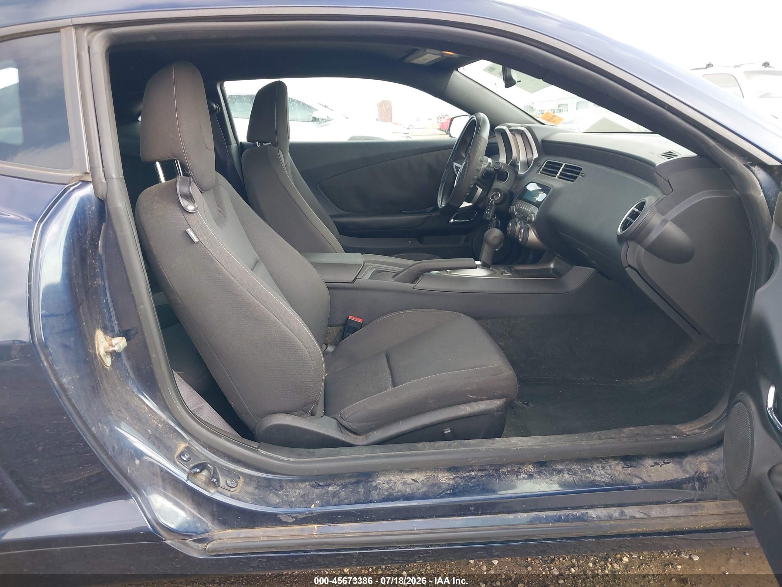 2011 Chevrolet Camaro 1lt Dark Blue vin: 2G1FB1ED5B9152900