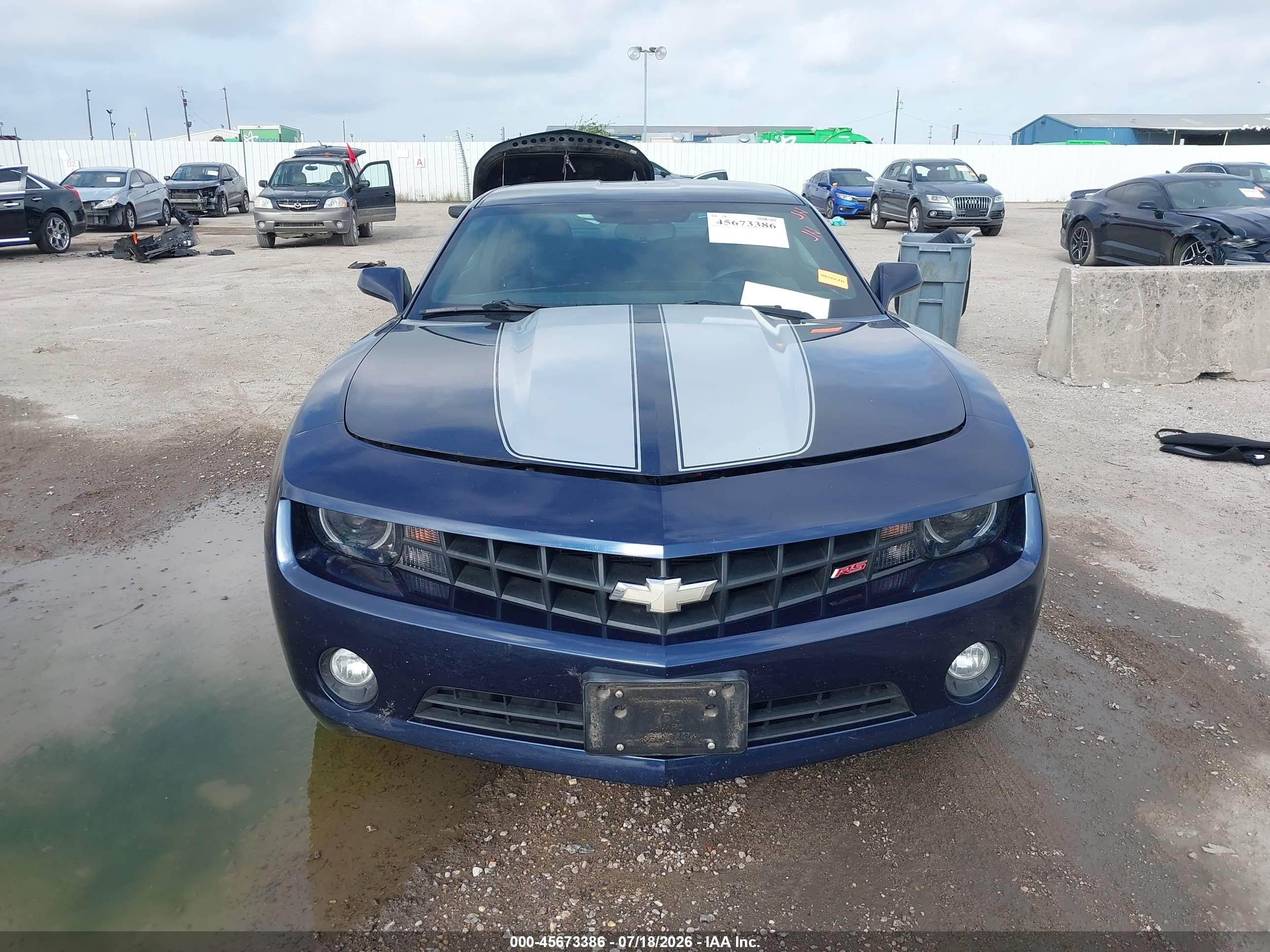 2011 Chevrolet Camaro 1lt Dark Blue vin: 2G1FB1ED5B9152900