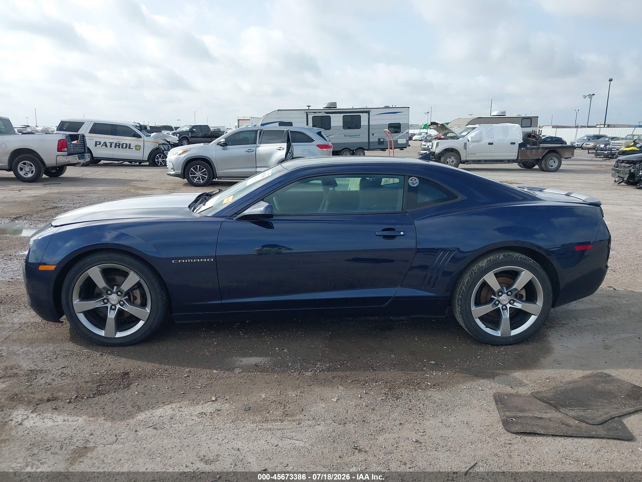 2011 Chevrolet Camaro 1lt Dark Blue vin: 2G1FB1ED5B9152900