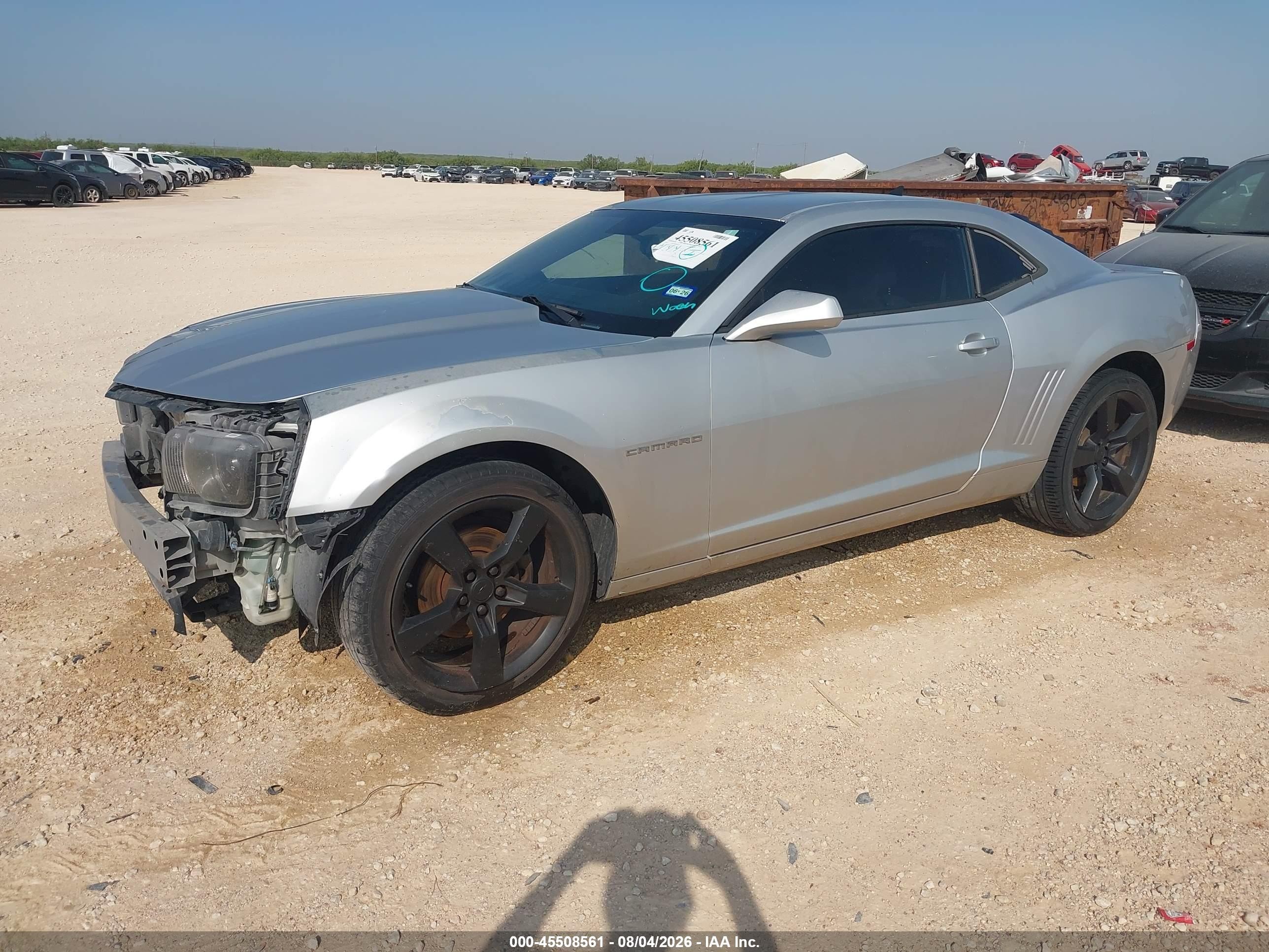 2011 Chevrolet Camaro 1lt Silver vin: 2G1FB1ED6B9107867