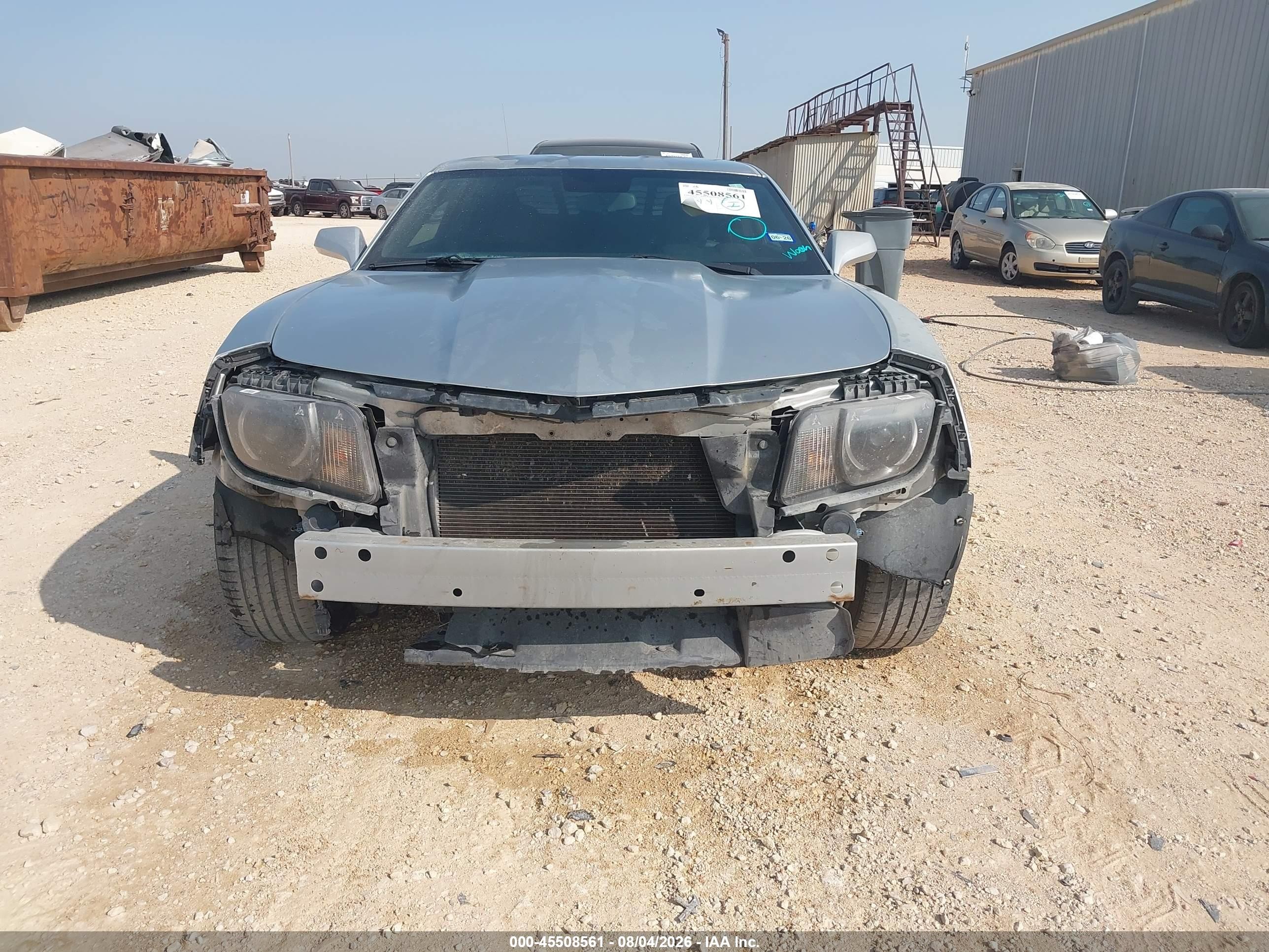2011 Chevrolet Camaro 1lt Silver vin: 2G1FB1ED6B9107867