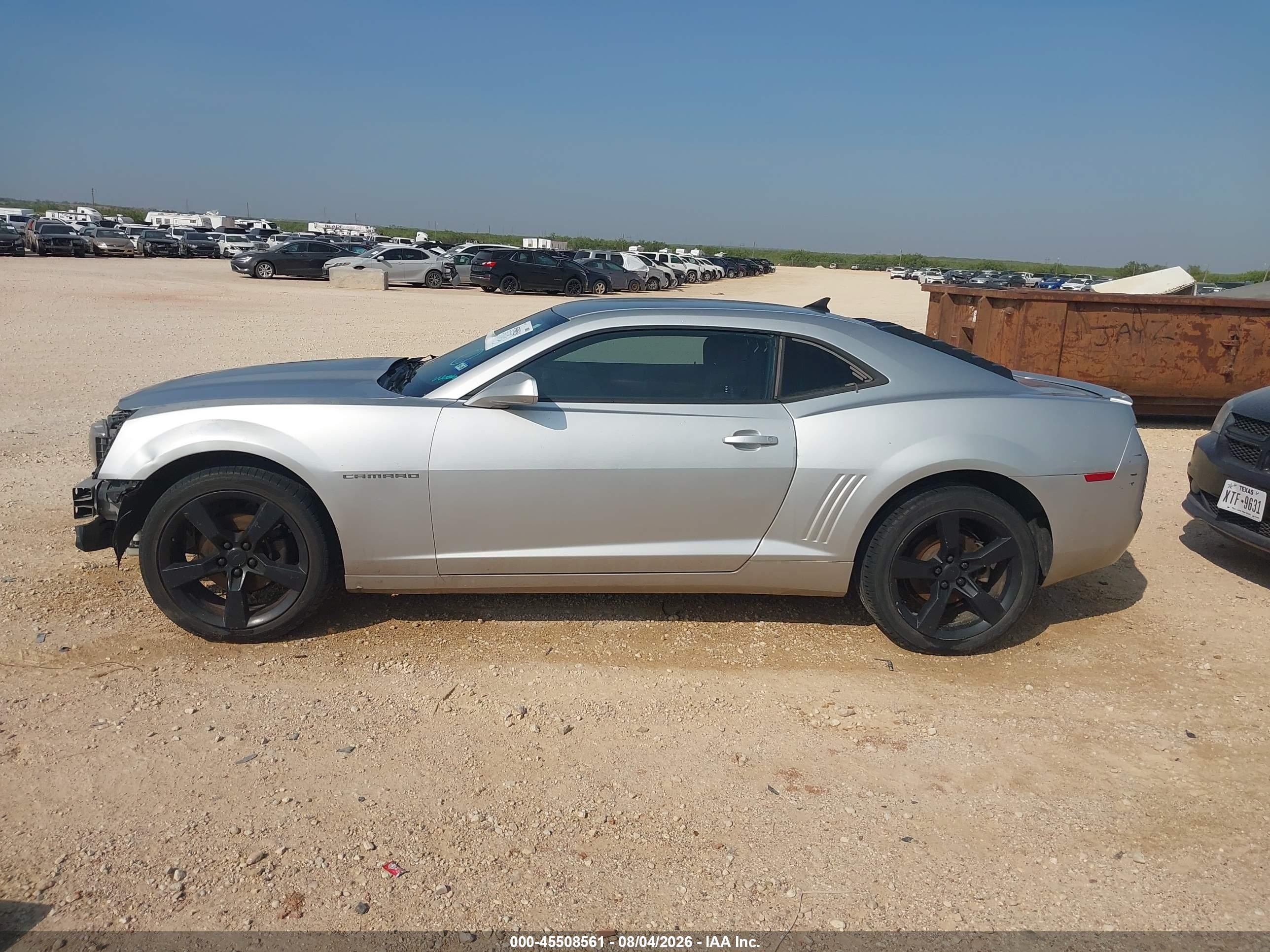 2011 Chevrolet Camaro 1lt Silver vin: 2G1FB1ED6B9107867