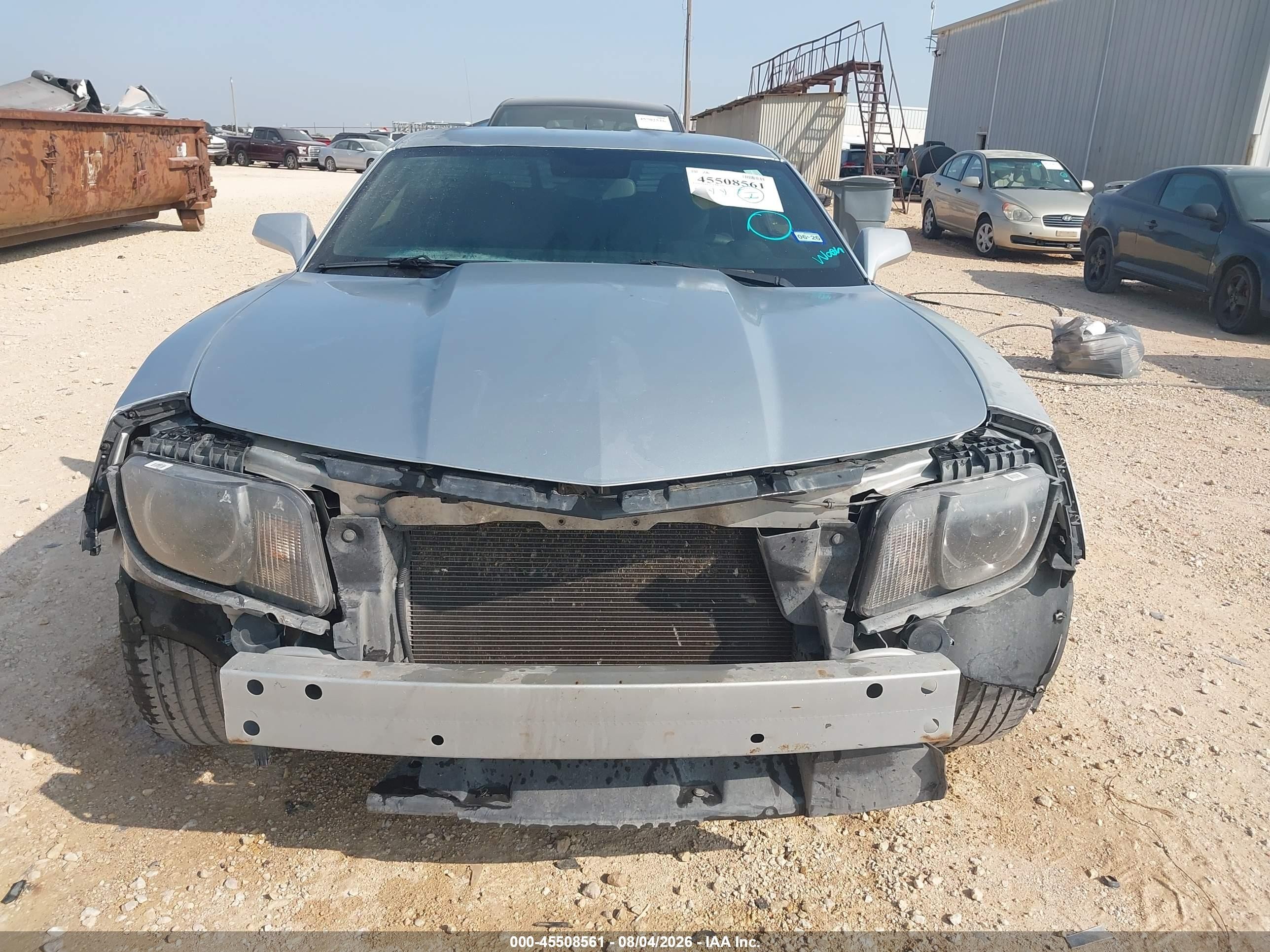 2011 Chevrolet Camaro 1lt Silver vin: 2G1FB1ED6B9107867