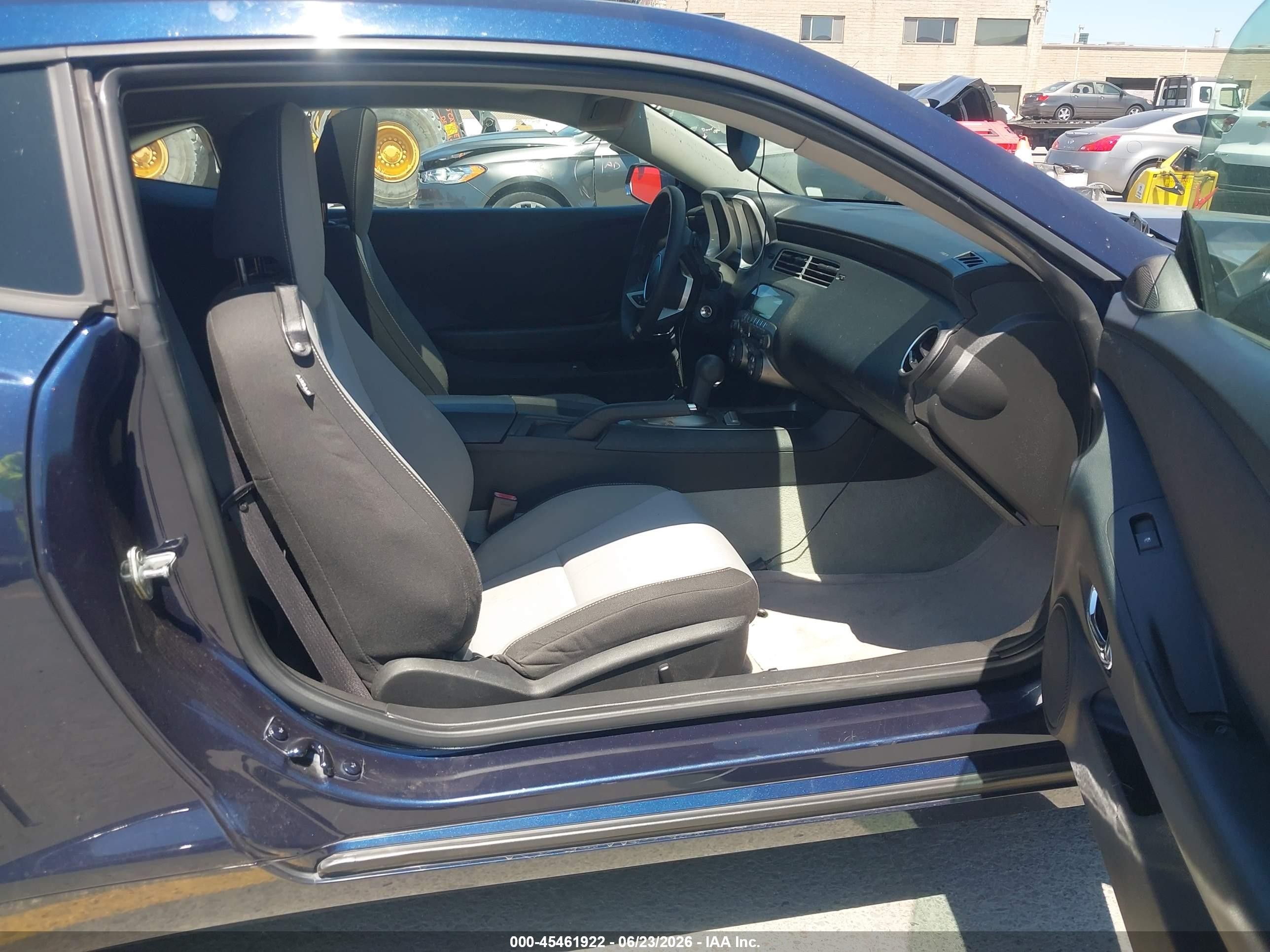 2011 Chevrolet Camaro 1lt Blue vin: 2G1FB1ED6B9110641