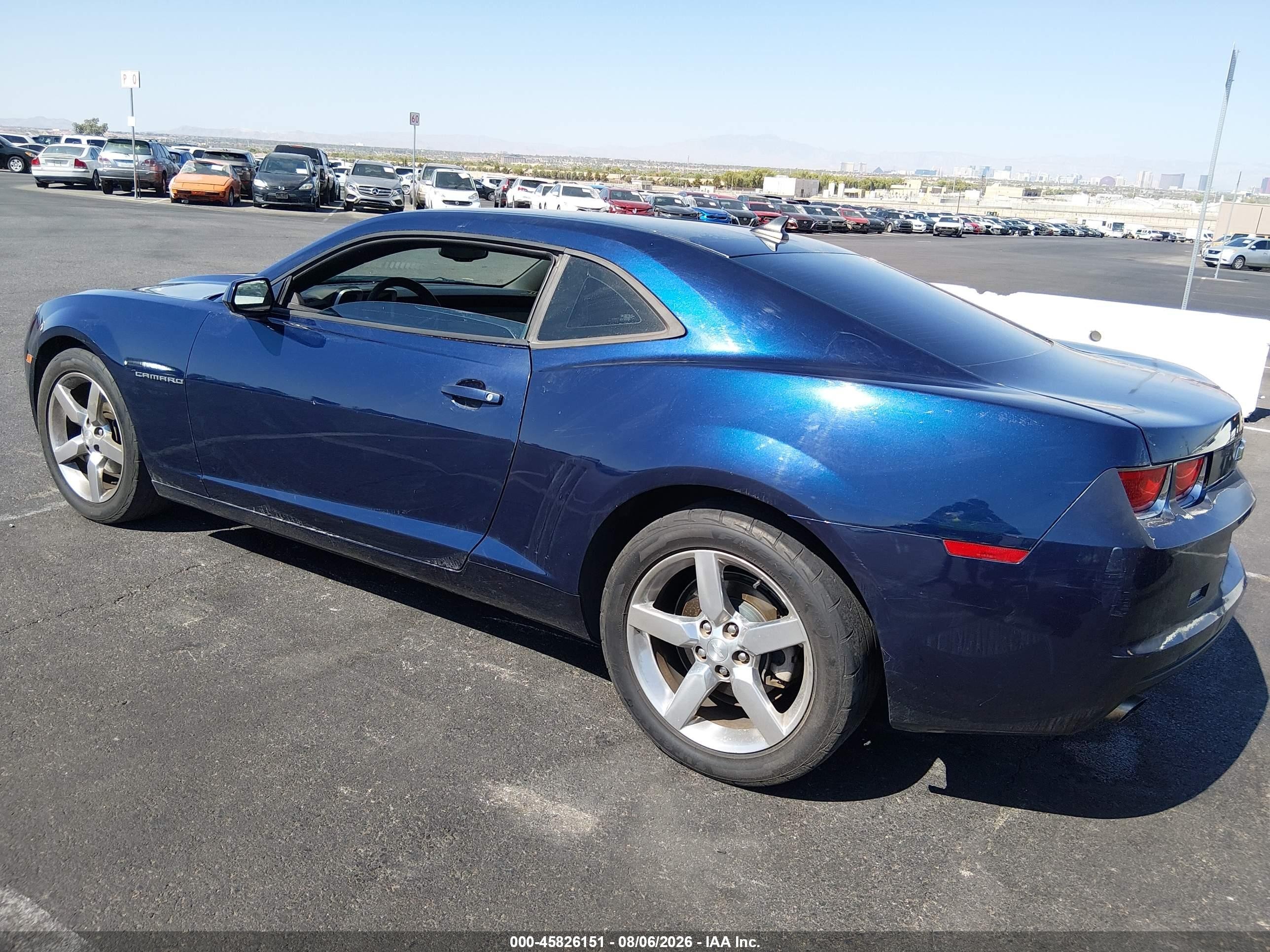 2011 Chevrolet Camaro 1lt Dark Blue vin: 2G1FB1ED6B9162707