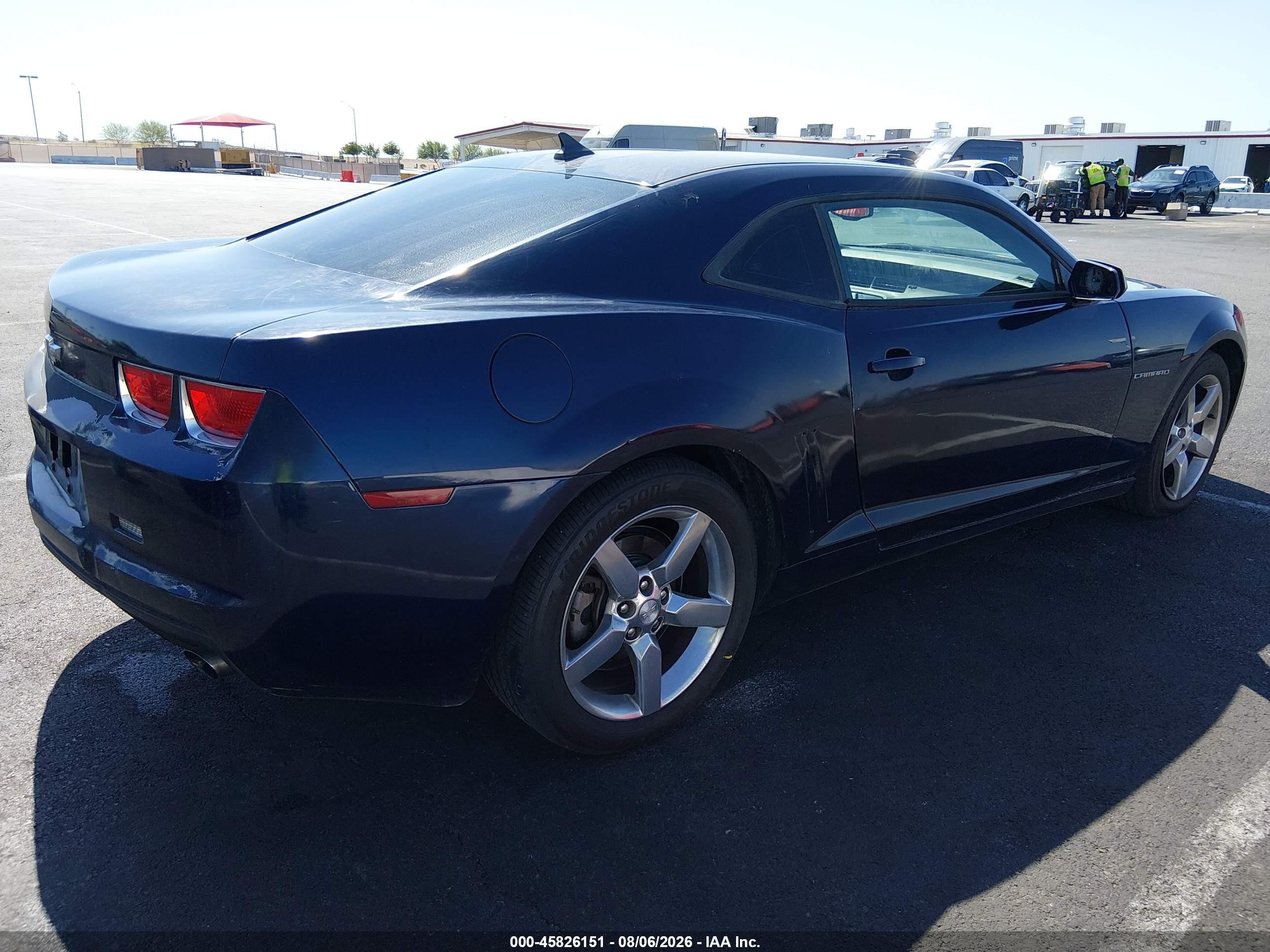 2011 Chevrolet Camaro 1lt Dark Blue vin: 2G1FB1ED6B9162707