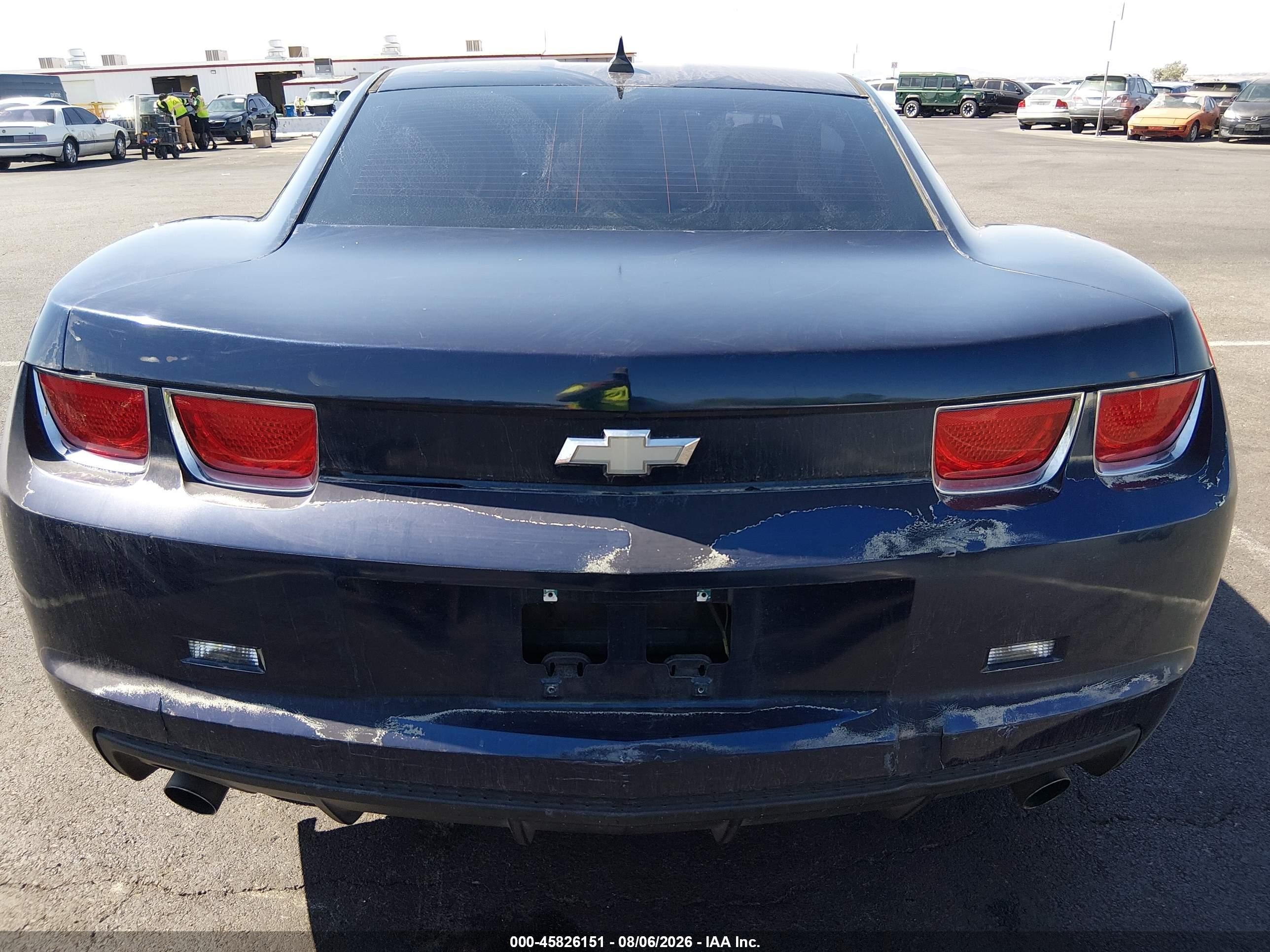 2011 Chevrolet Camaro 1lt Dark Blue vin: 2G1FB1ED6B9162707
