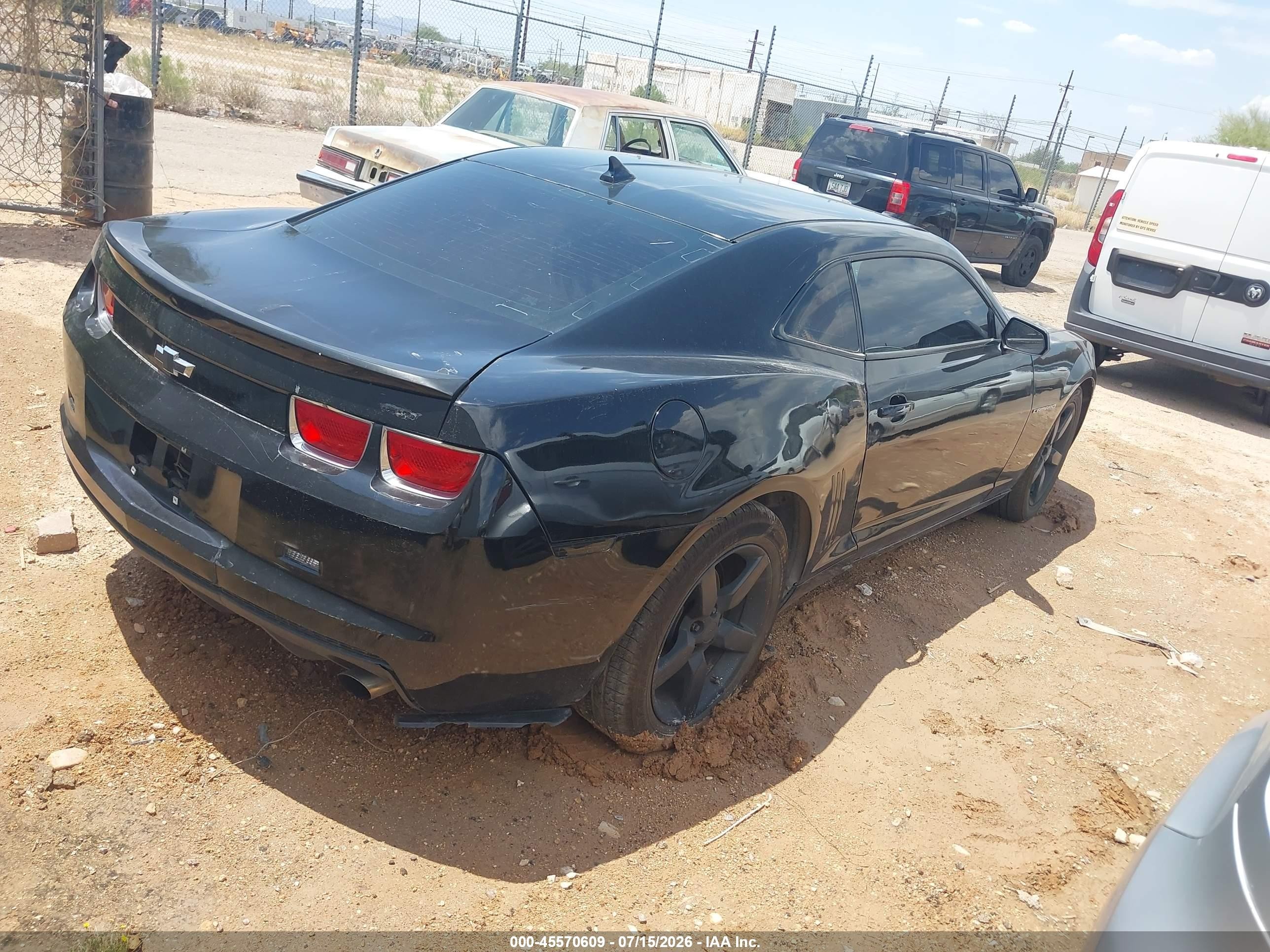 2011 Chevrolet Camaro 1lt Black vin: 2G1FB1ED6B9164988