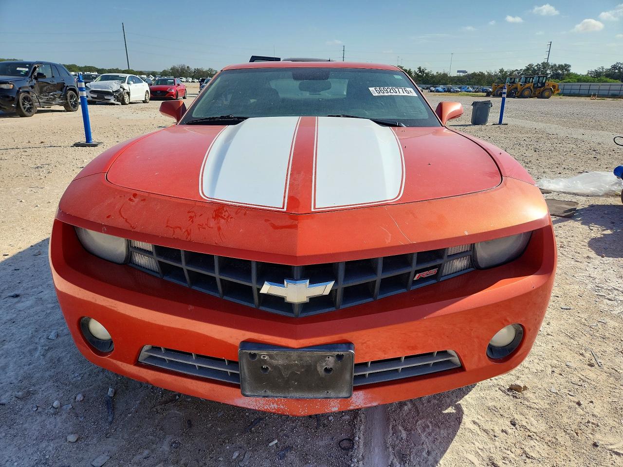 2011 Chevrolet Camaro Lt Оранжевый vin: 2G1FB1ED6B9170452