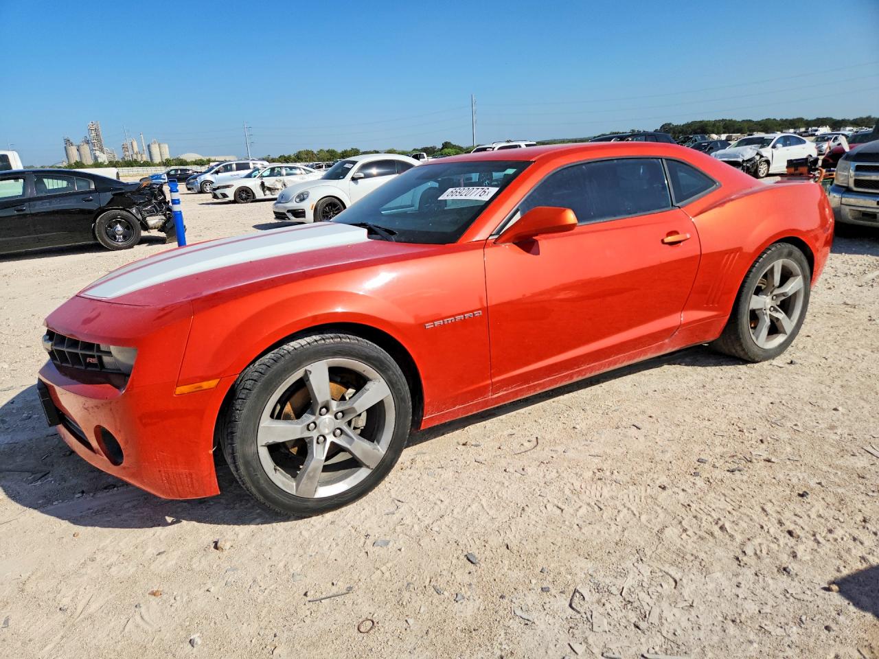 2011 Chevrolet Camaro Lt Оранжевый vin: 2G1FB1ED6B9170452