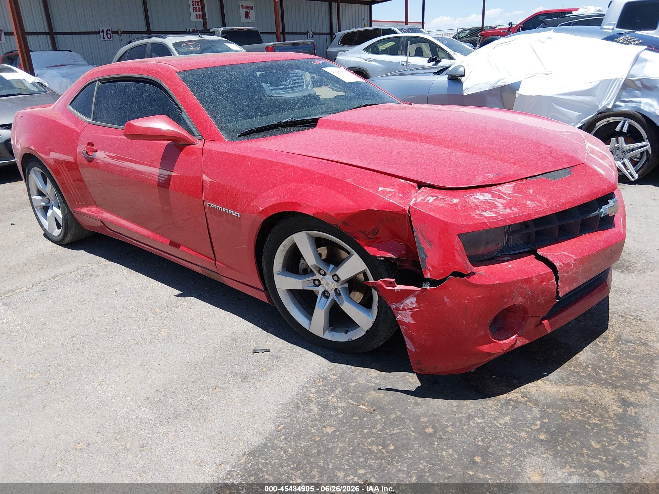 2011 Chevrolet Camaro 1lt Красный vin: 2G1FB1ED6B9193603