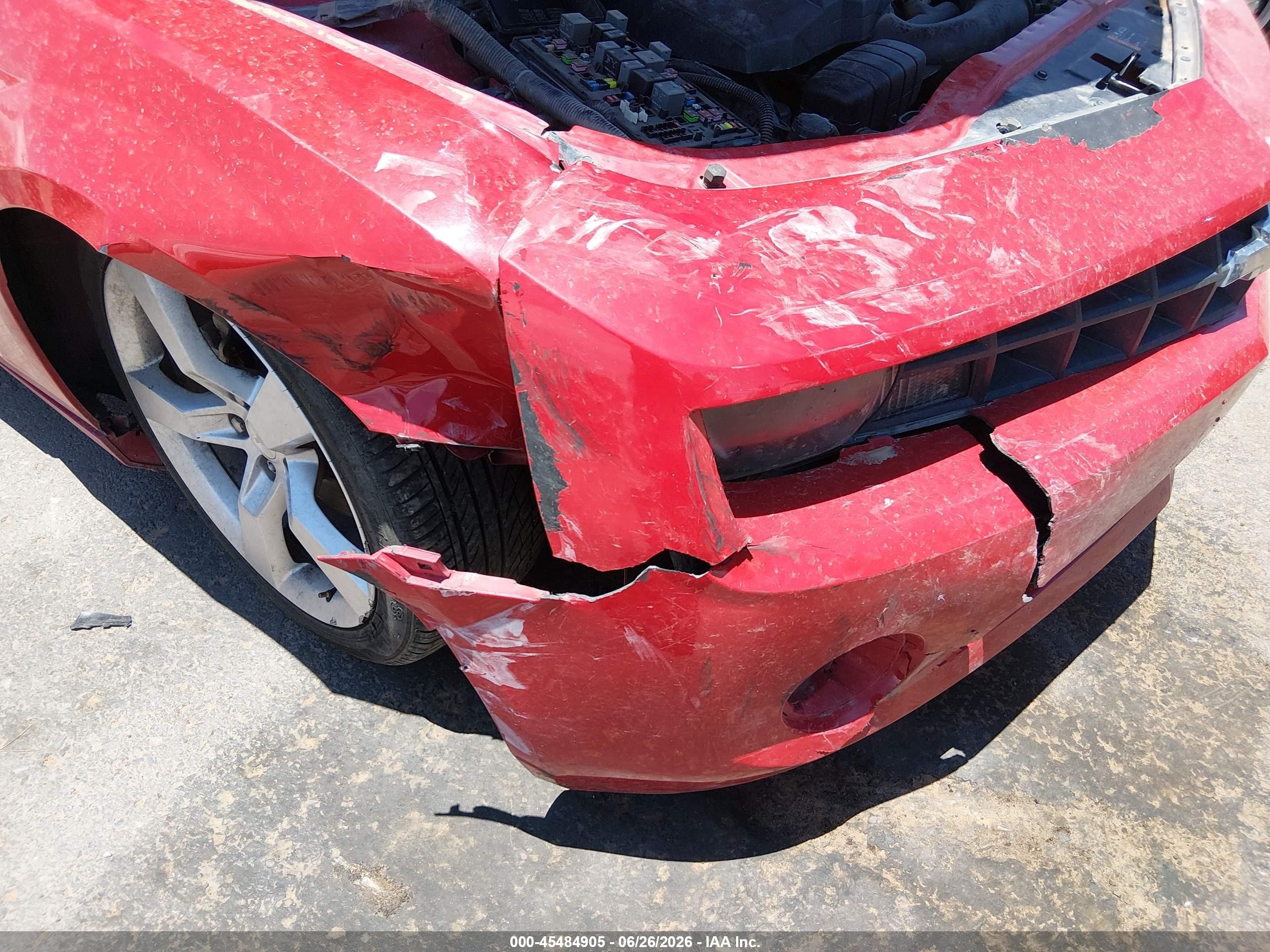 2011 Chevrolet Camaro 1lt Red vin: 2G1FB1ED6B9193603