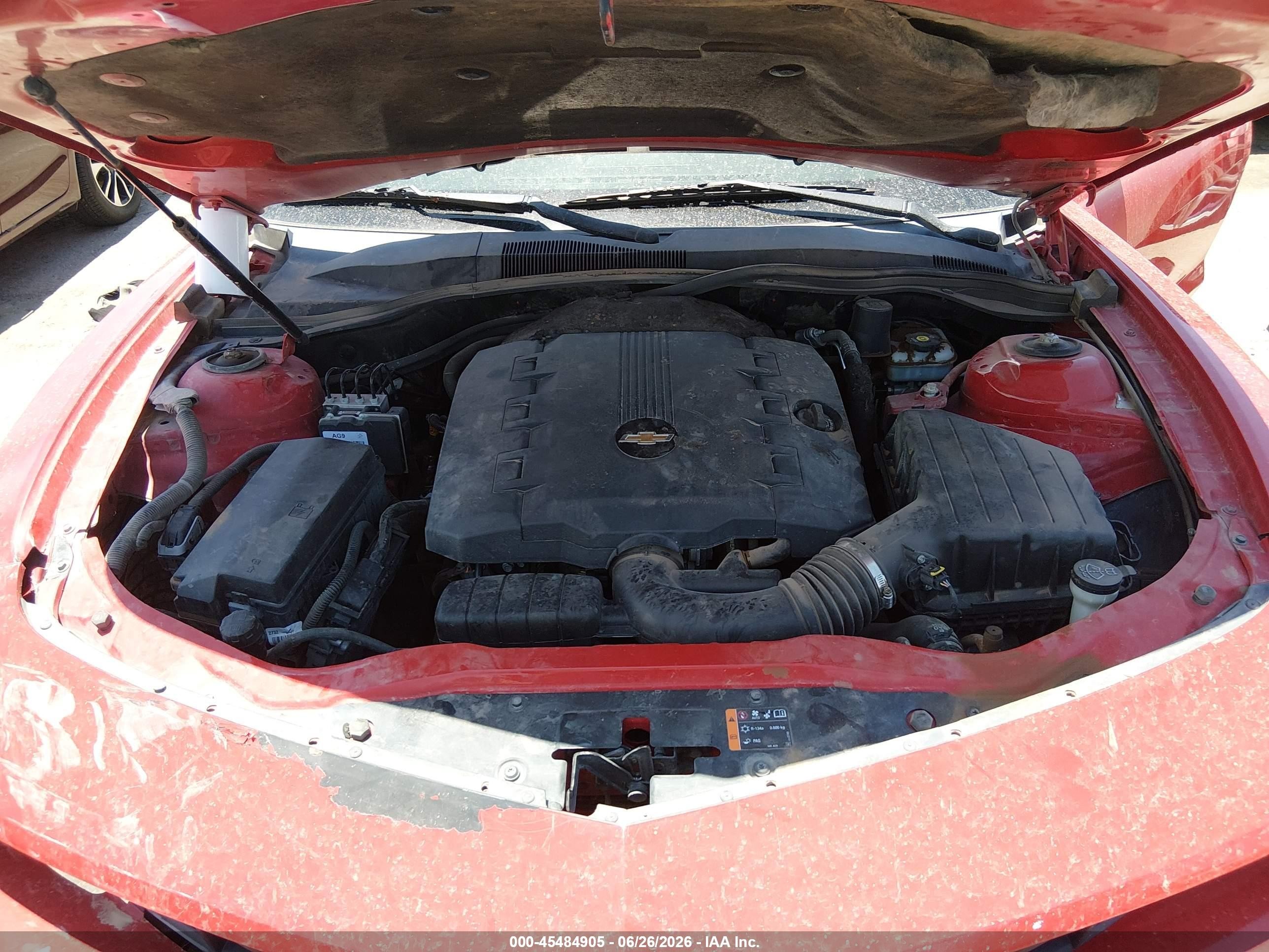 2011 Chevrolet Camaro 1lt Red vin: 2G1FB1ED6B9193603