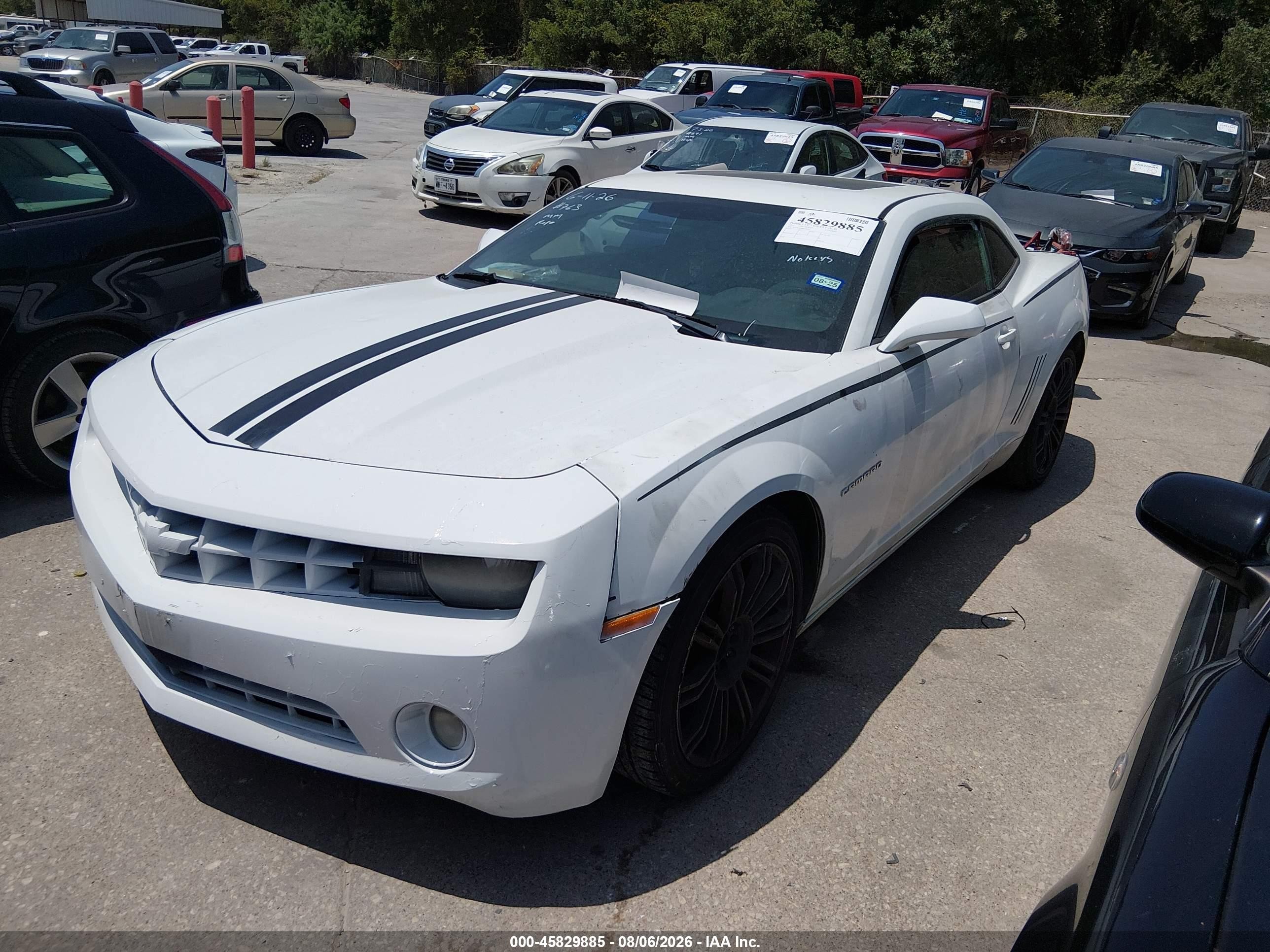 2011 Chevrolet Camaro 1lt White vin: 2G1FB1ED6B9194072